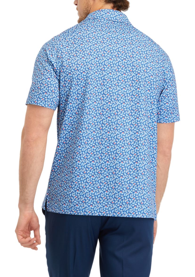 Polaroid Print Polo Shirt 