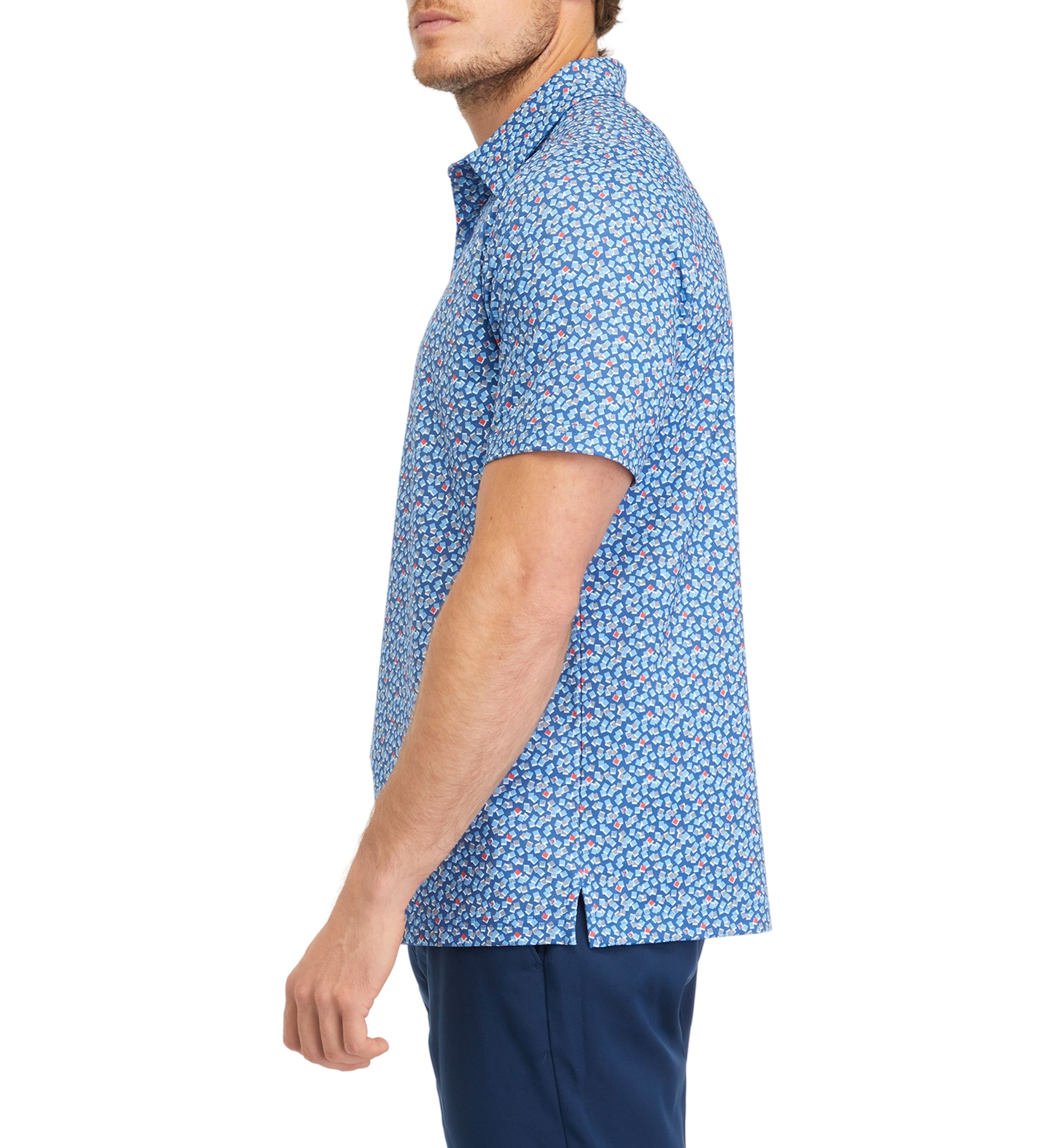Polaroid Print Polo Shirt 