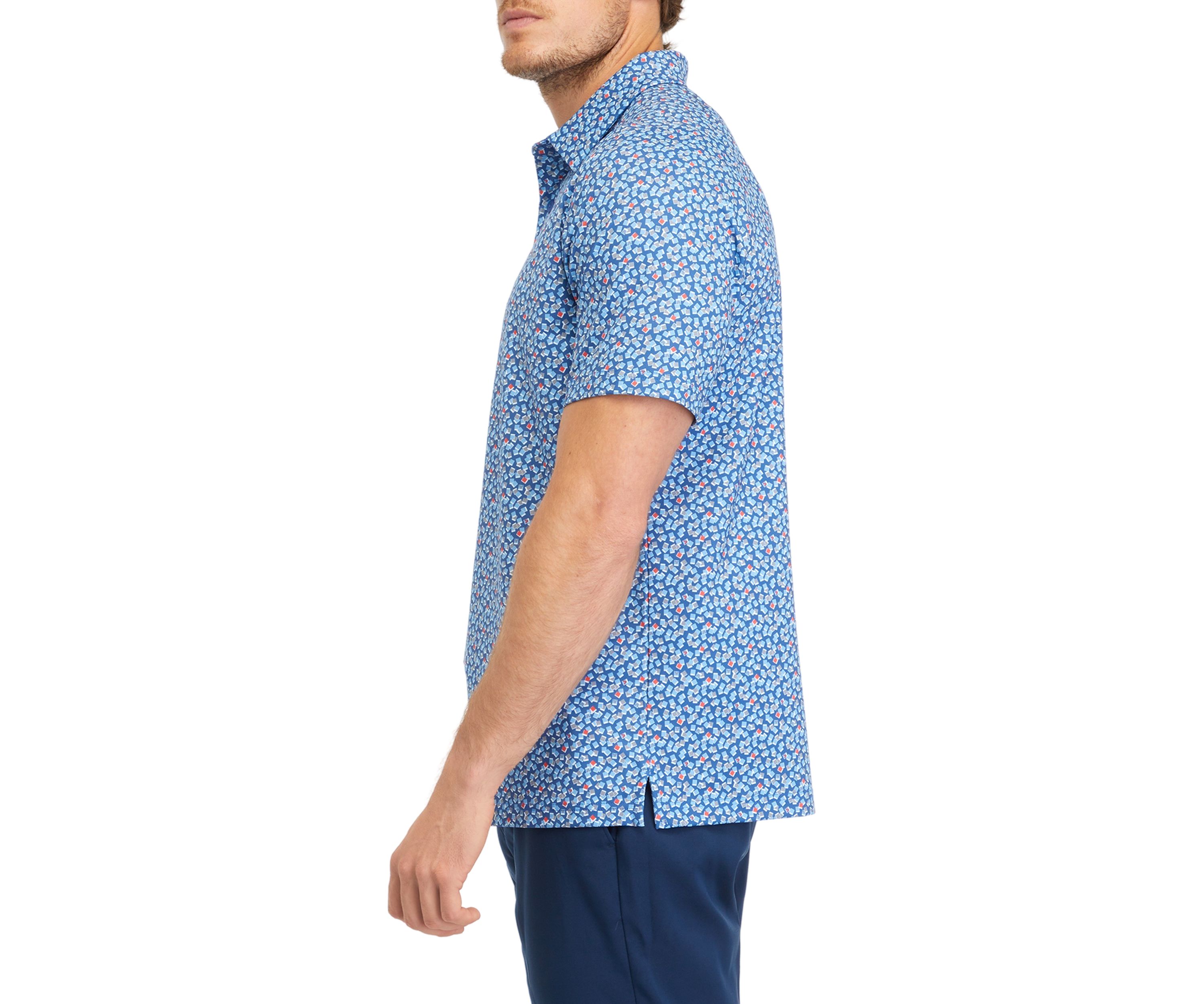 Polaroid Print Polo Shirt 