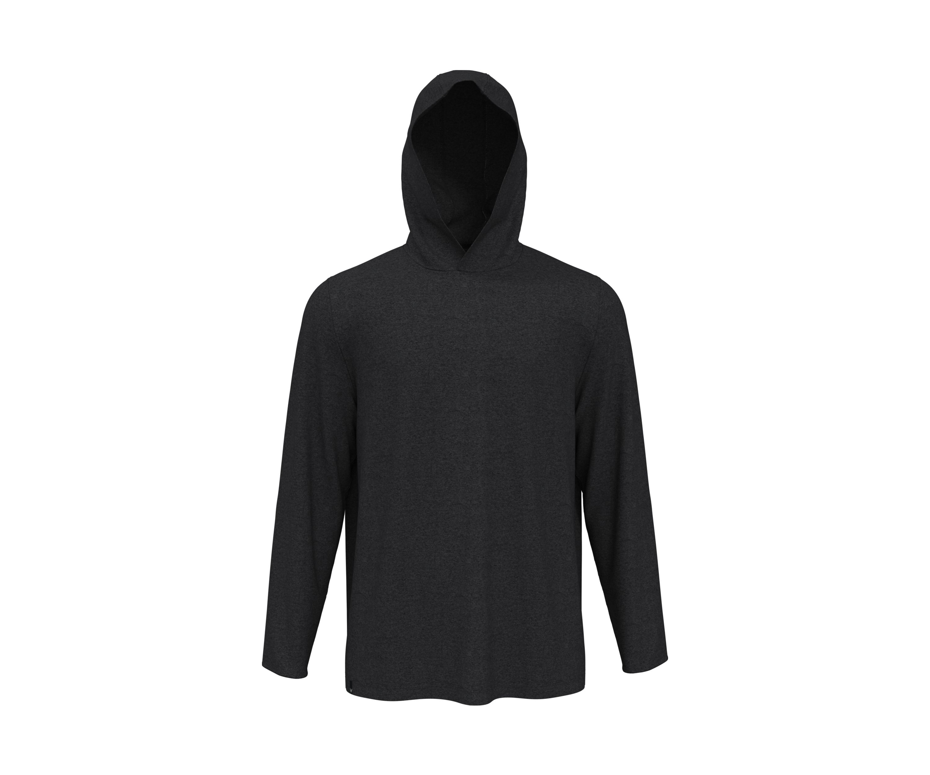 Mens Long Sleeve Crossover Performance Hoodie