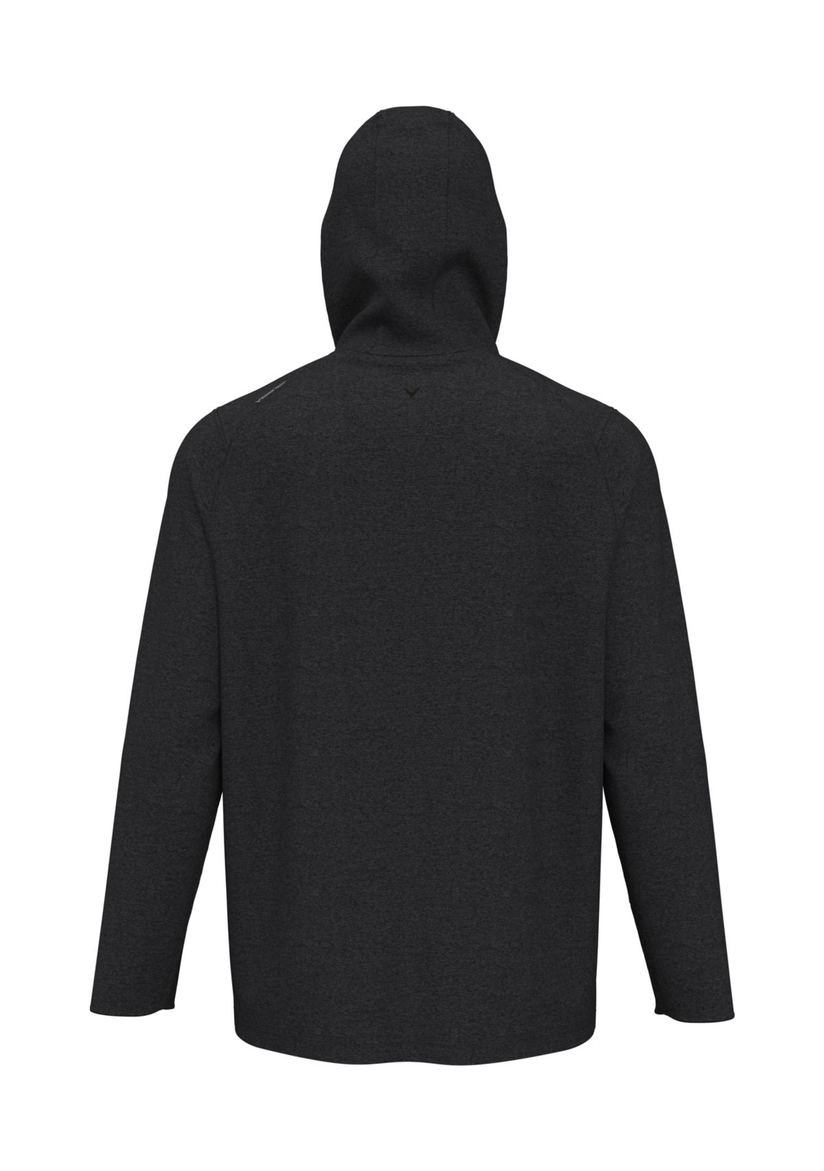 Mens Long Sleeve Crossover Performance Hoodie