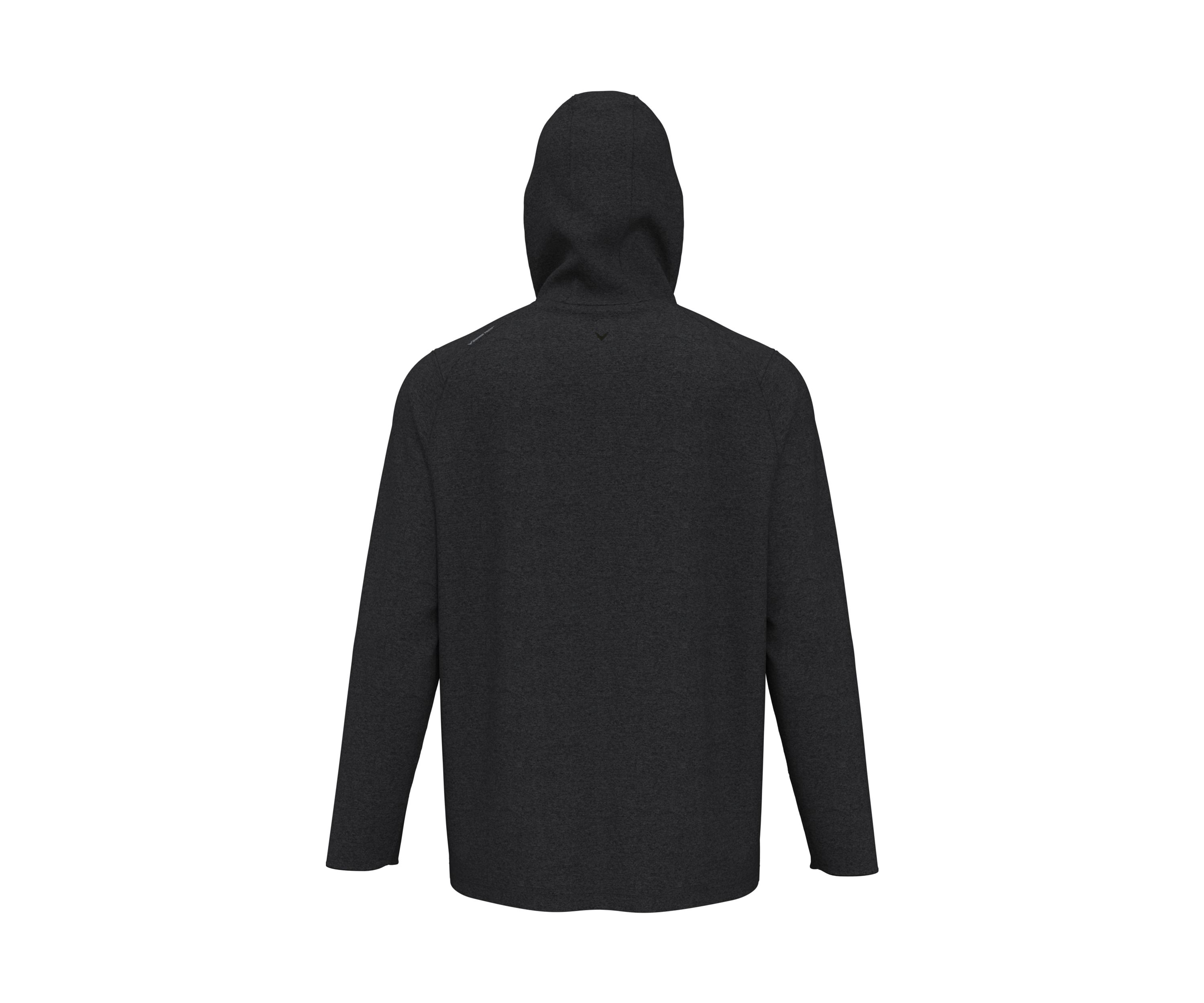 Mens Long Sleeve Crossover Performance Hoodie