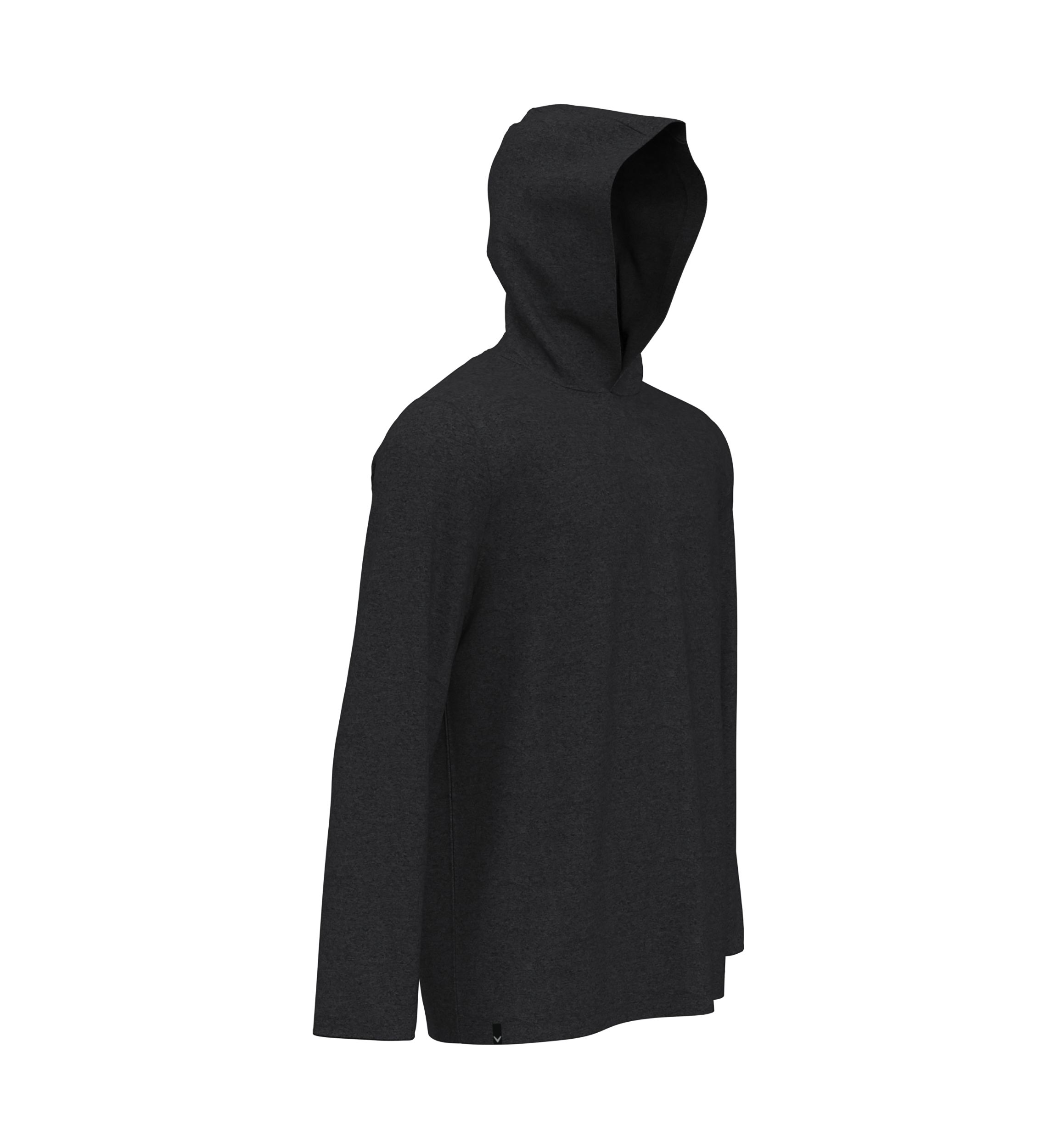 Mens Long Sleeve Crossover Performance Hoodie