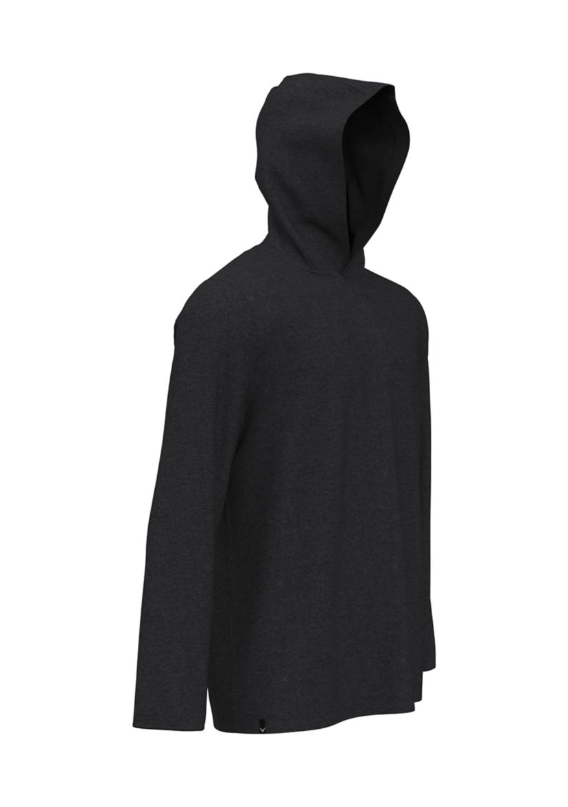 Mens Long Sleeve Crossover Performance Hoodie