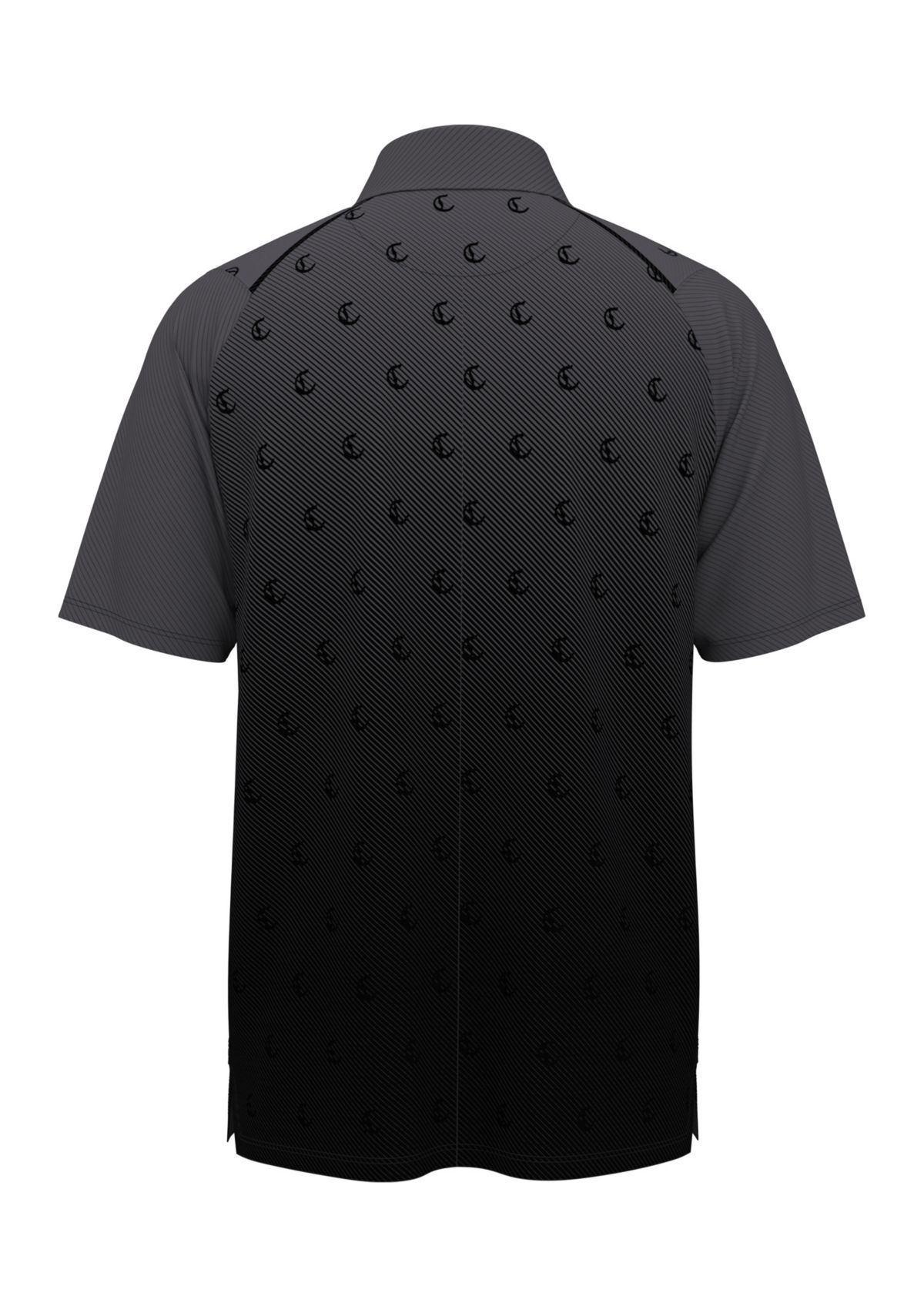 Mens Engineered Twill Printed Polo Shirt