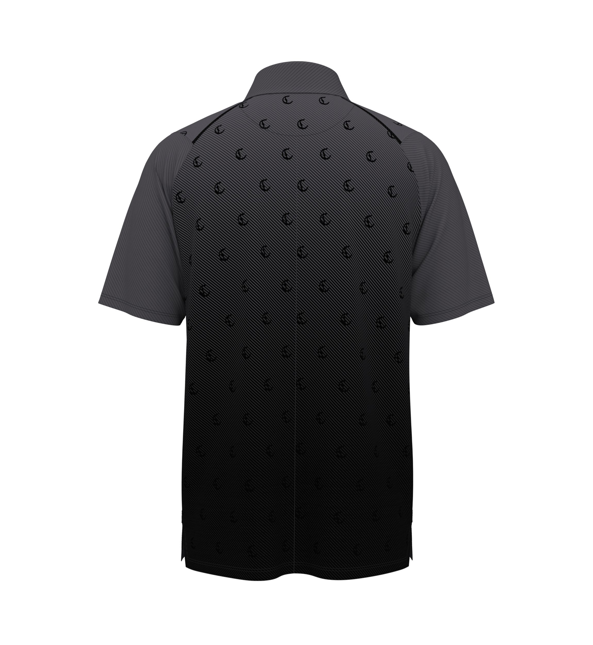 Mens Engineered Twill Printed Polo Shirt