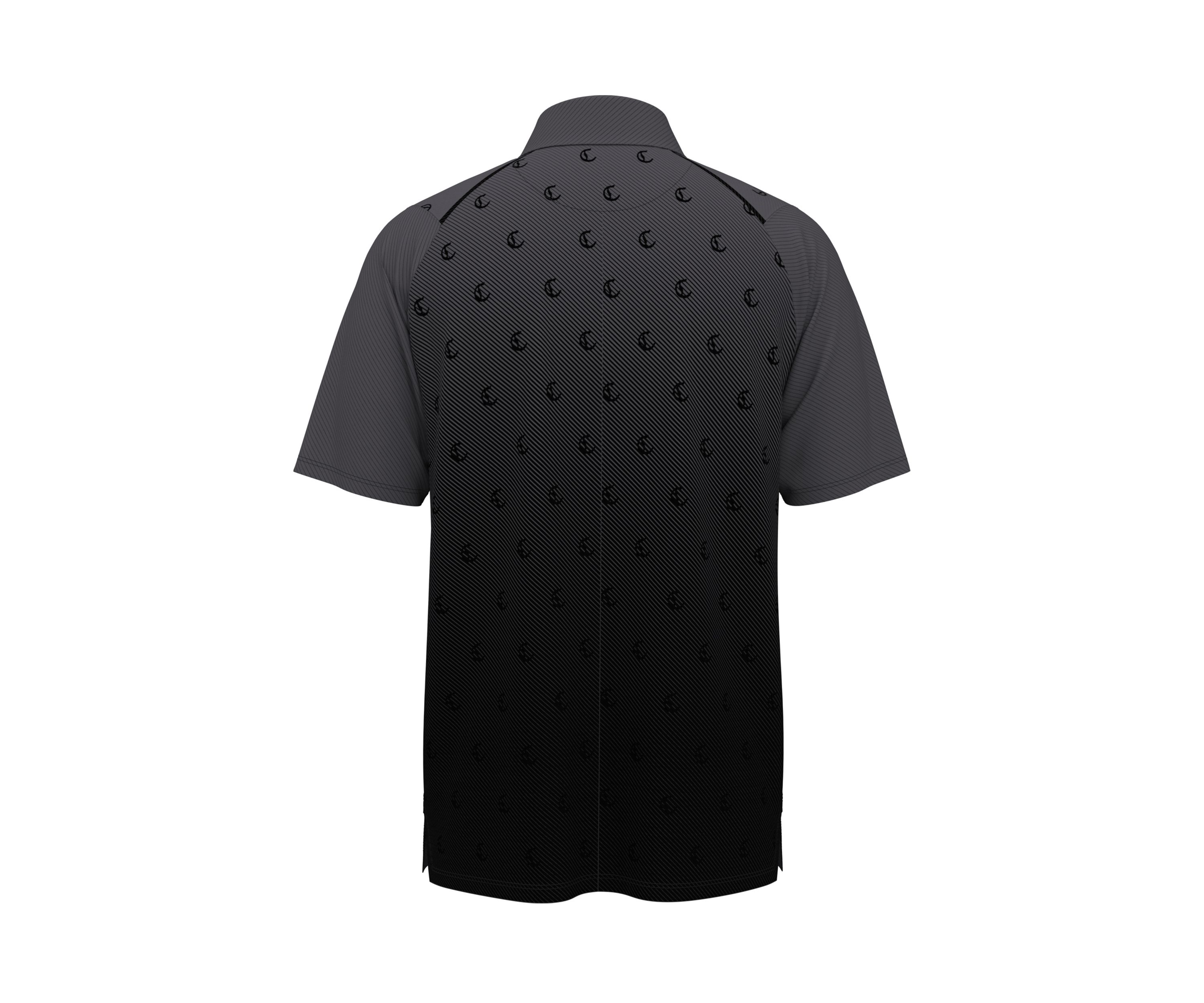 Mens Engineered Twill Printed Polo Shirt