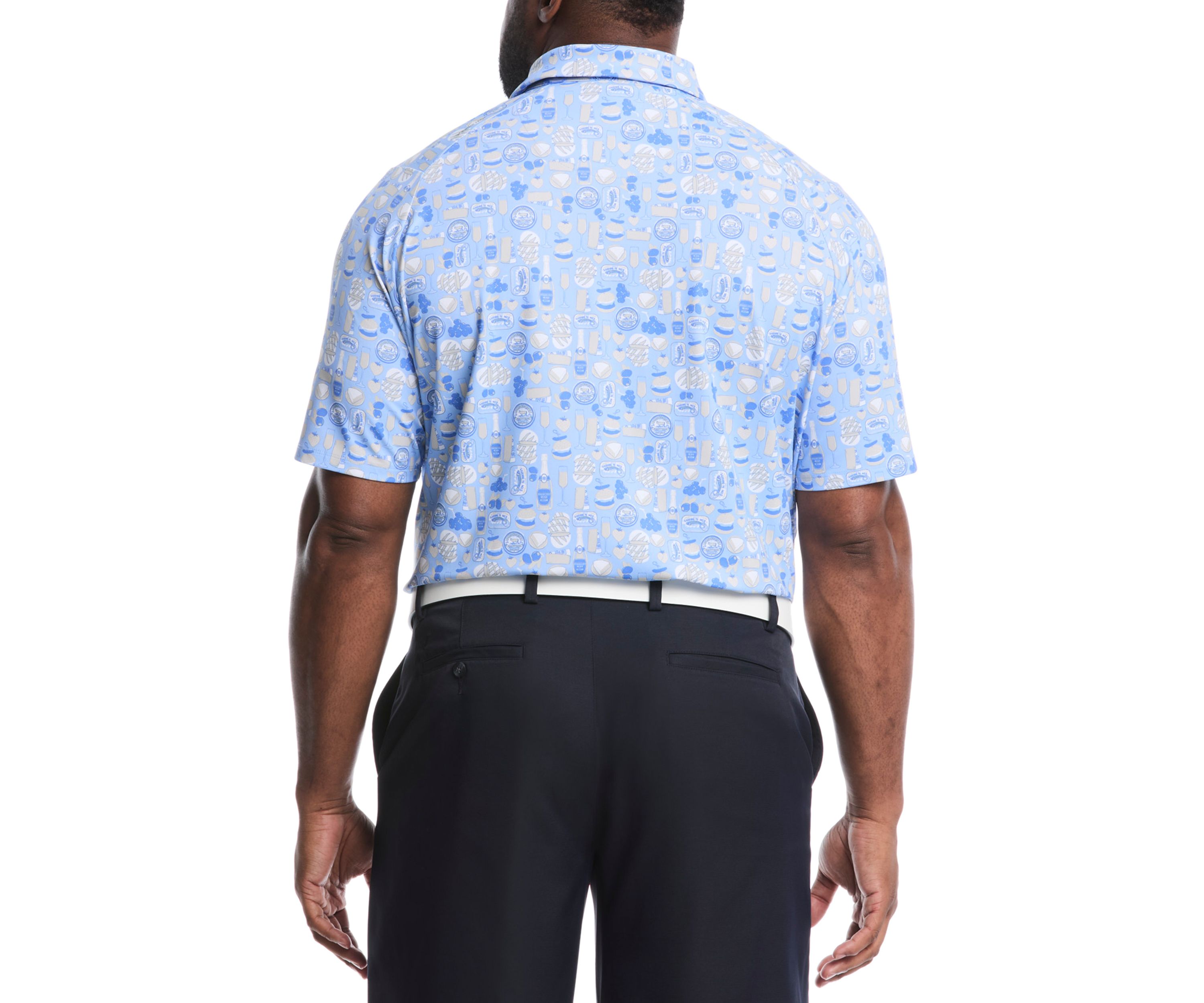 Big & Tall Celebration Feast Short Sleeve Golf Polo Shirt