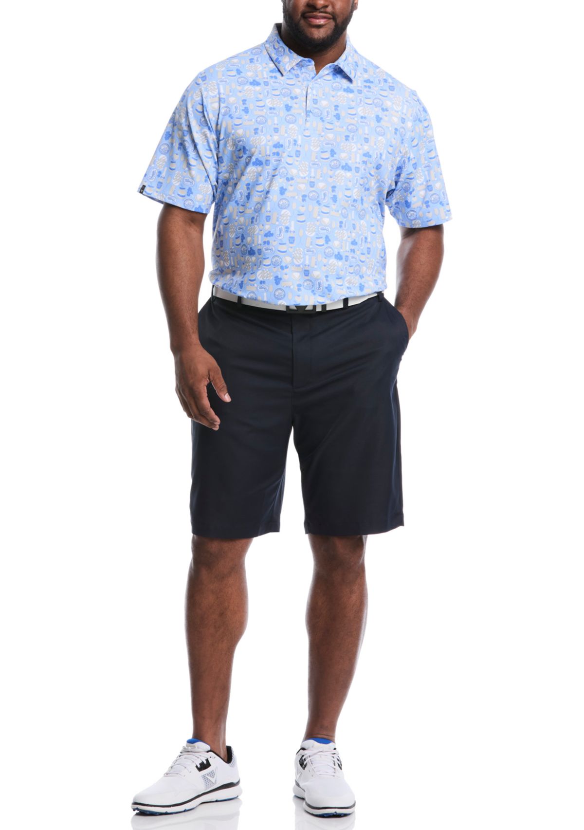 Big & Tall Celebration Feast Short Sleeve Golf Polo Shirt