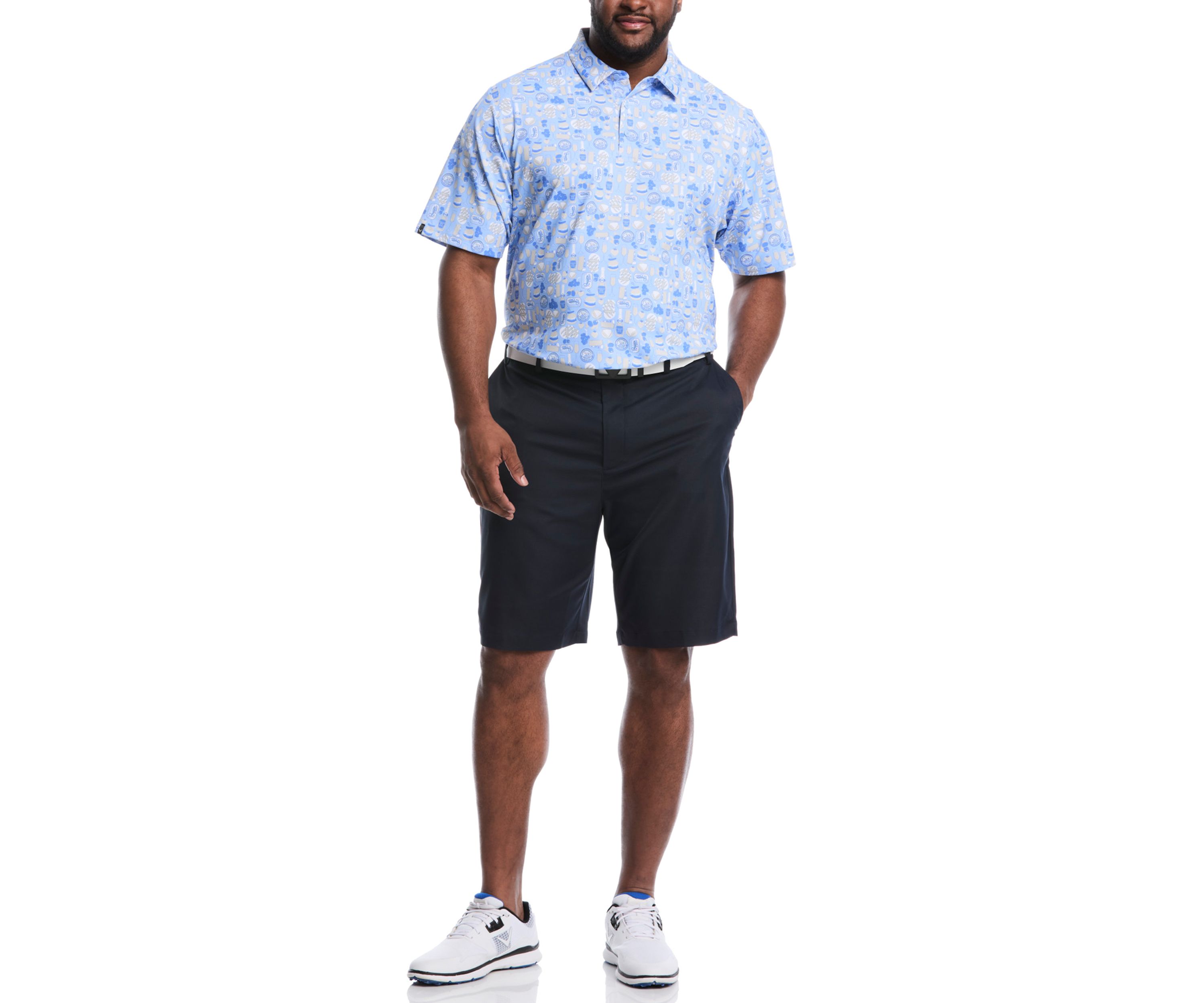 Big & Tall Celebration Feast Short Sleeve Golf Polo Shirt