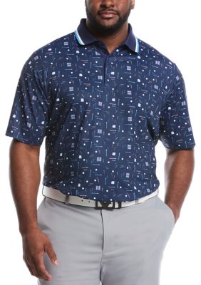 Callaway Golf Men's Big & Tall Short Sleeve Golf Polo Shirt, LT
