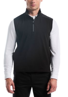 Callaway Golf Men's Lightweight Knit Quarter Zip Vest, 2XL