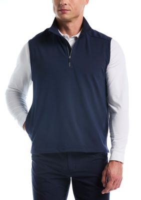Callaway Golf Men's Lightweight Knit Quarter Zip Vest, 2XL
