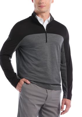 Callaway Golf Men's Weather Series Lightweight Lux Touch Long Sleeve Golf 1/4 Zip Pullover, 2XL