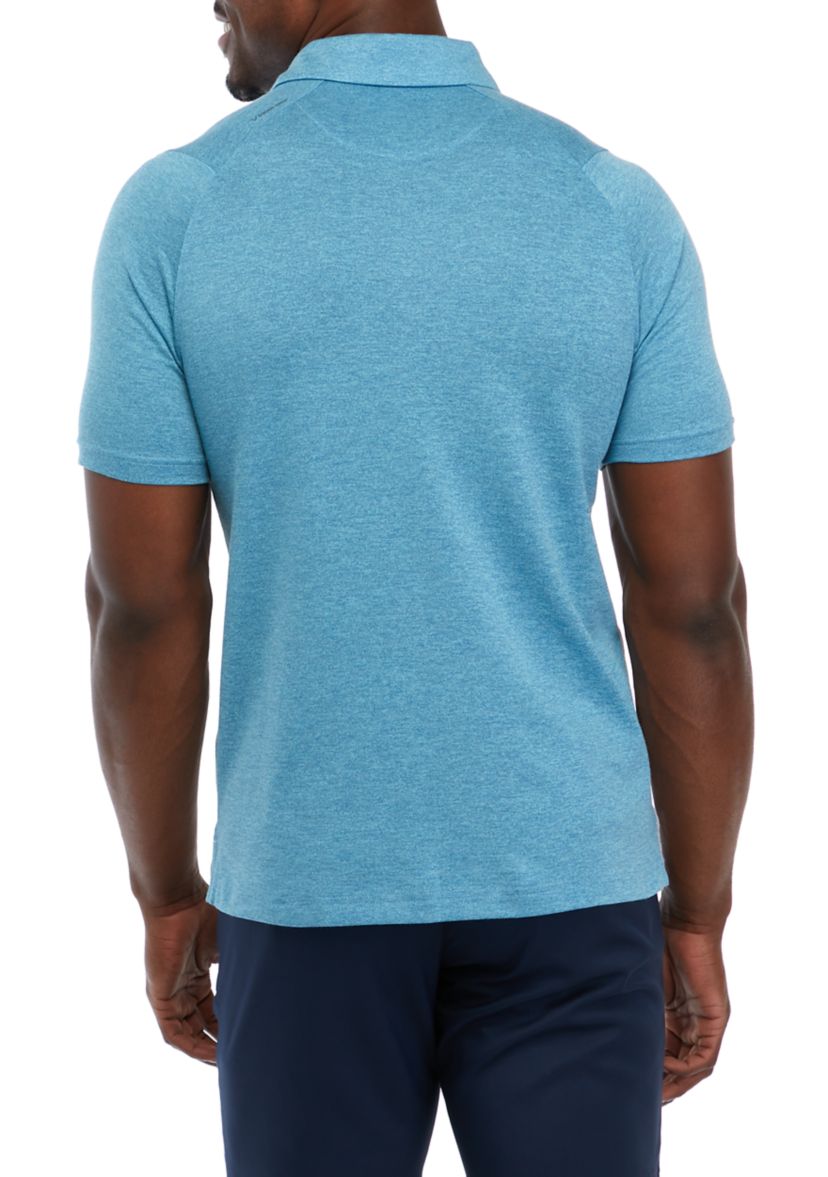 Soft Touch Color Block Short Sleeve Golf Polo Shirt