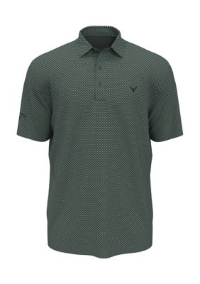 Callaway Golf Men's Big & Tall Pro Spin Chevron Jacquard Golf Polo Shirt