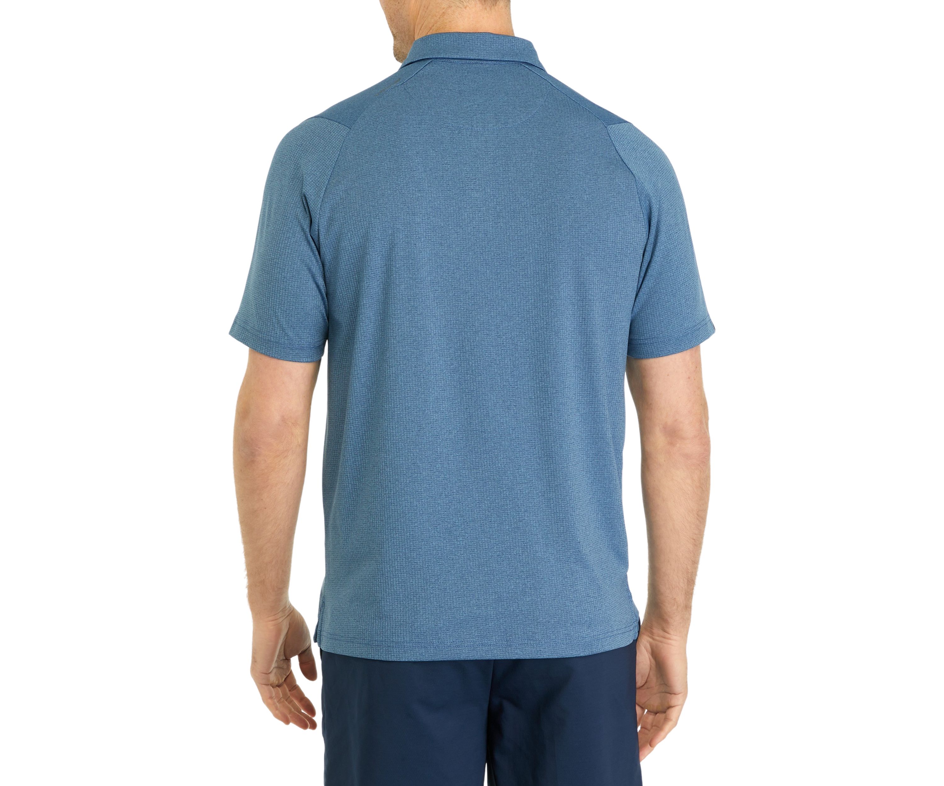 Mens Ventilated Classic Jacquard Polo Shirt