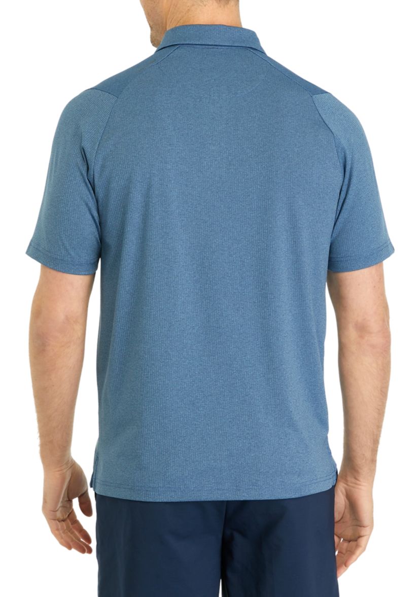Mens Ventilated Classic Jacquard Polo Shirt
