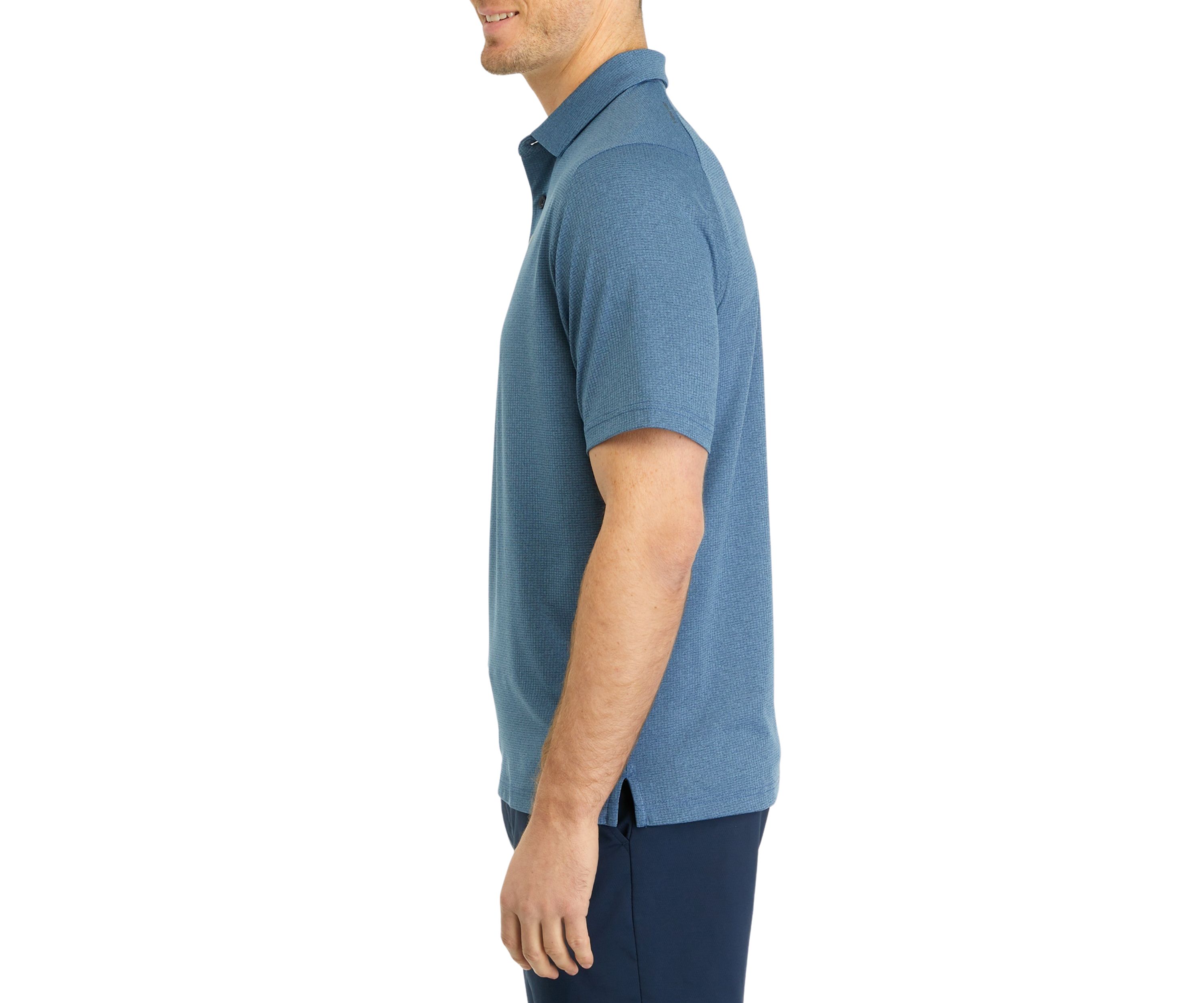 Mens Ventilated Classic Jacquard Polo Shirt