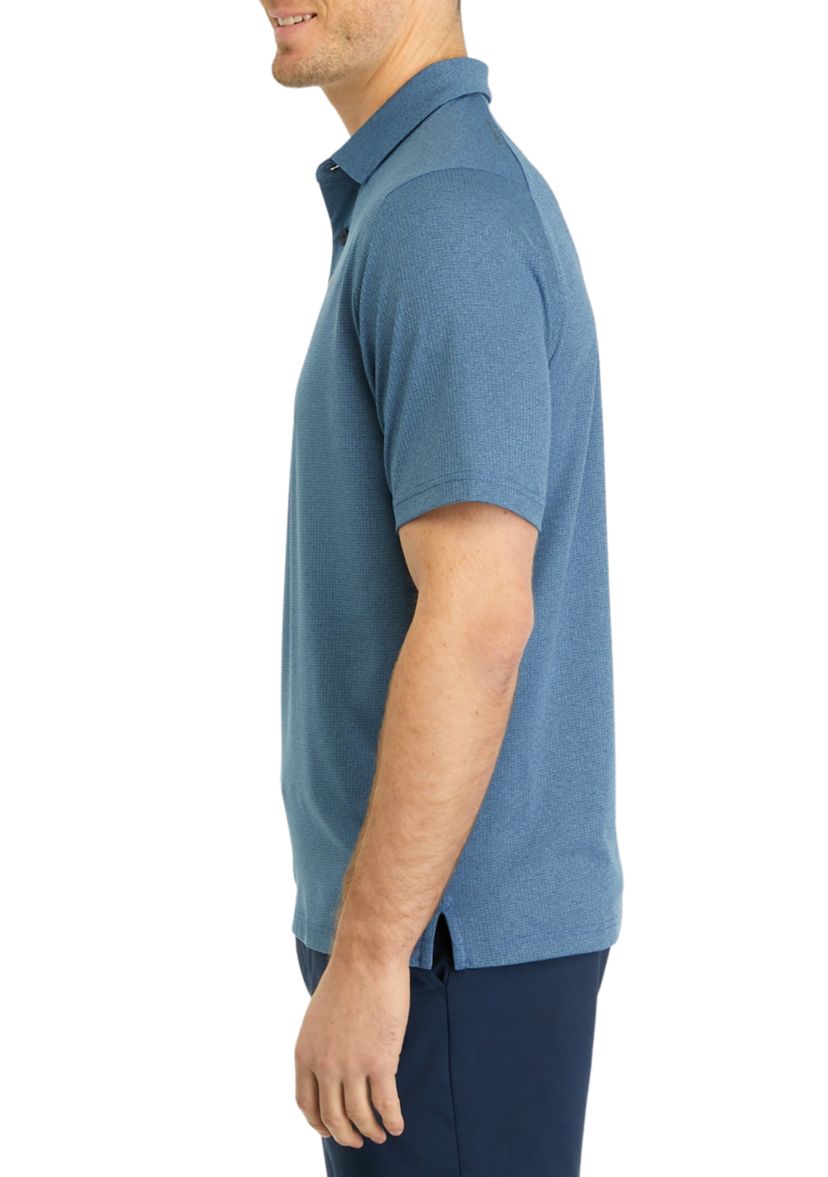 Mens Ventilated Classic Jacquard Polo Shirt