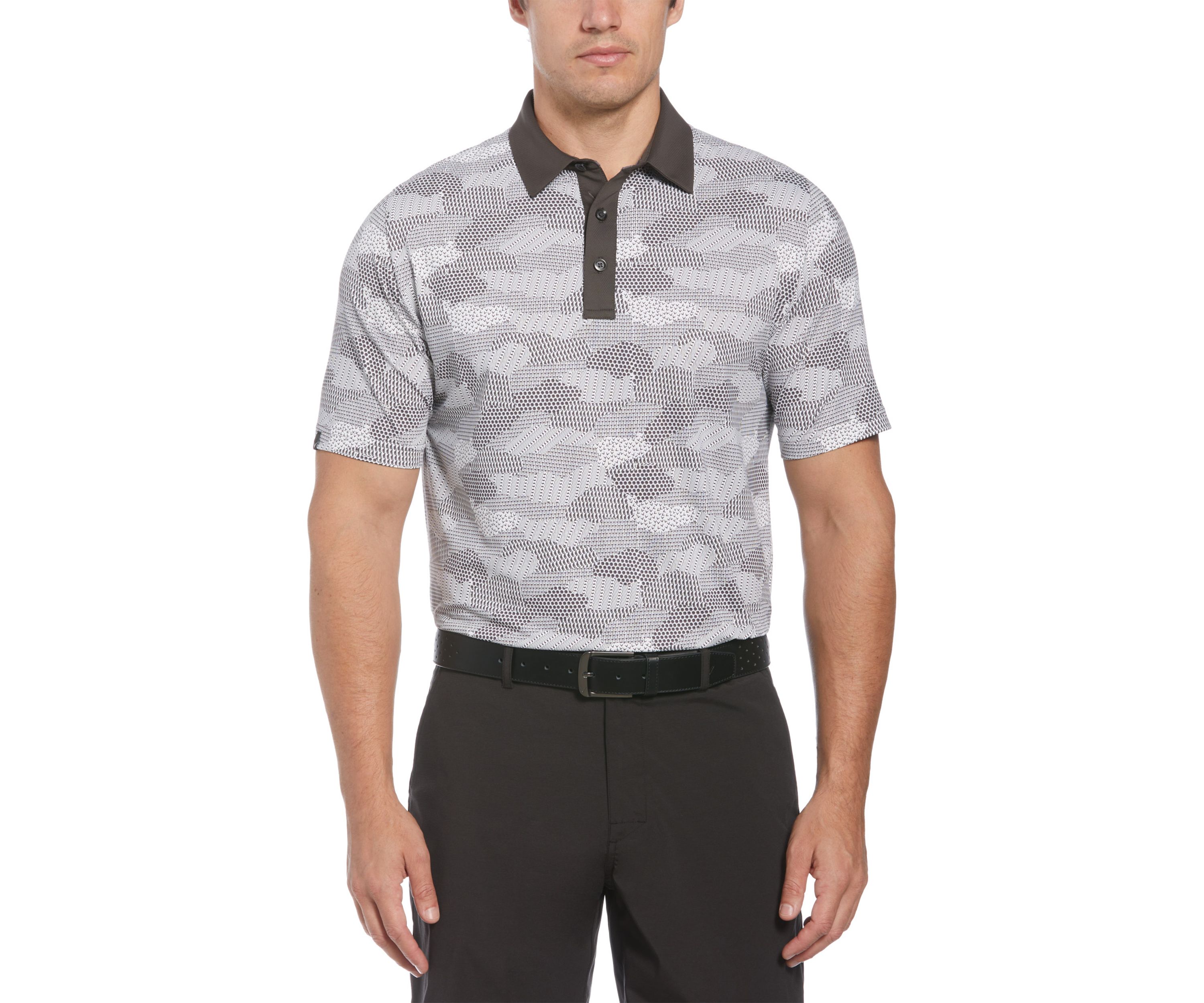 Golf Cluster Print Golf Polo Shirt