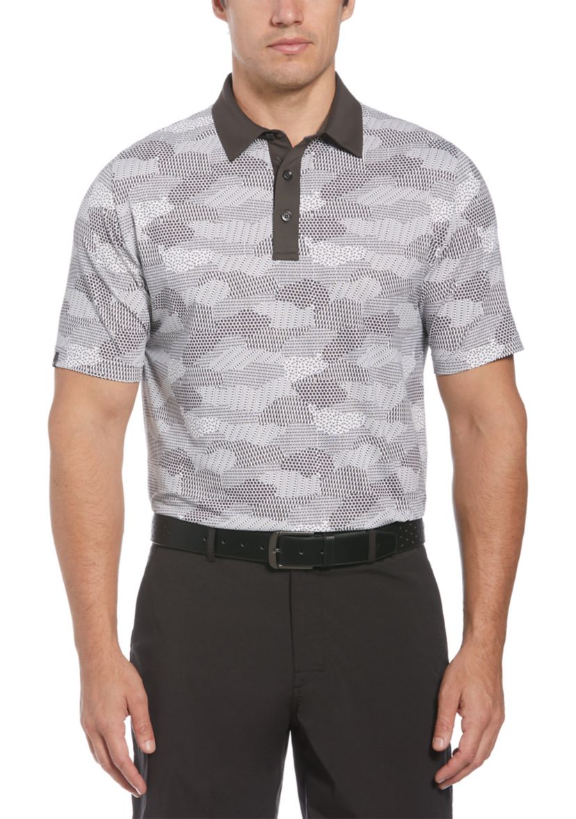 Golf Cluster Print Golf Polo Shirt