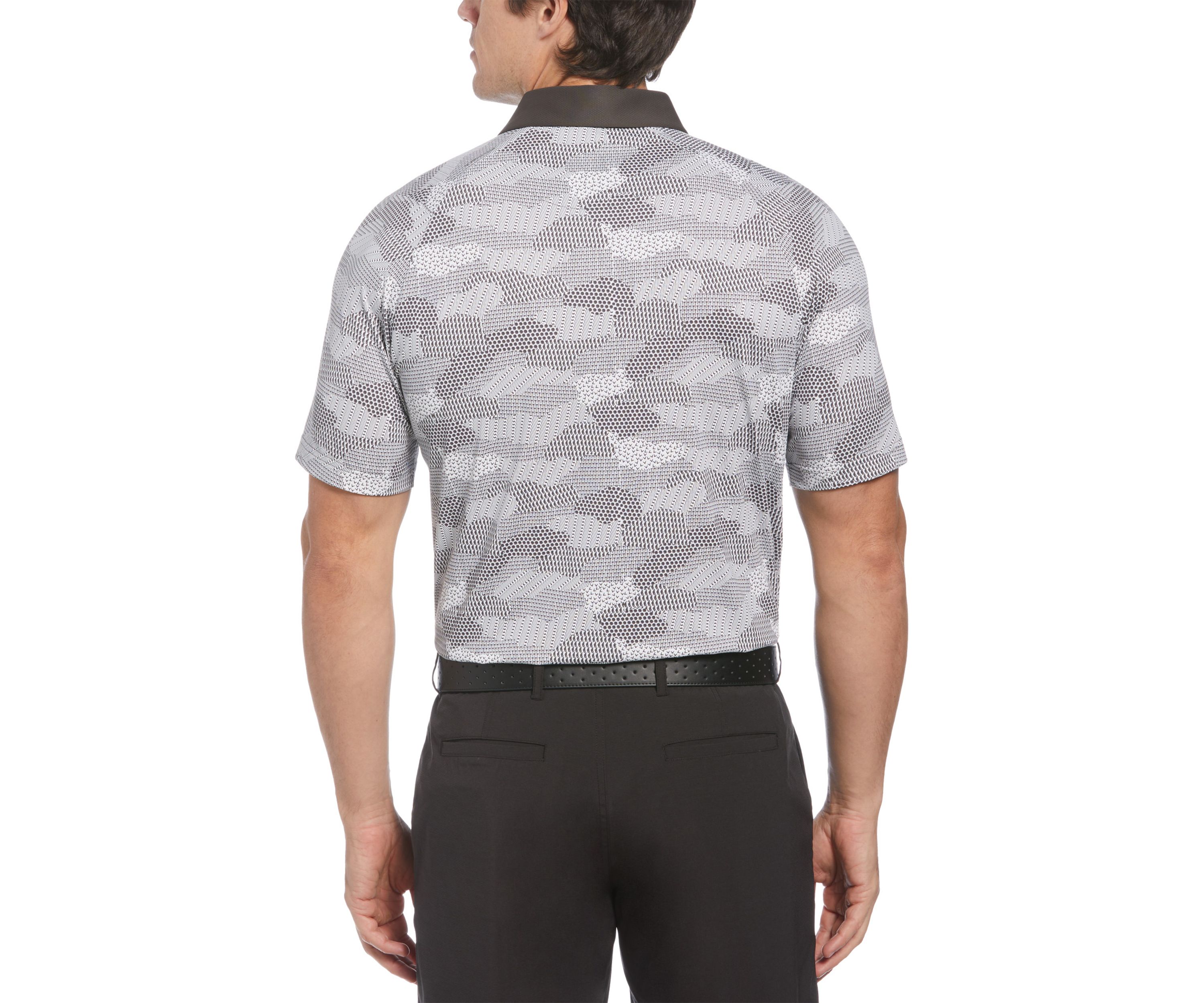Golf Cluster Print Golf Polo Shirt