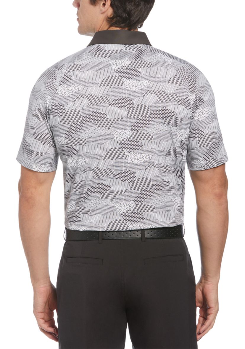 Golf Cluster Print Golf Polo Shirt