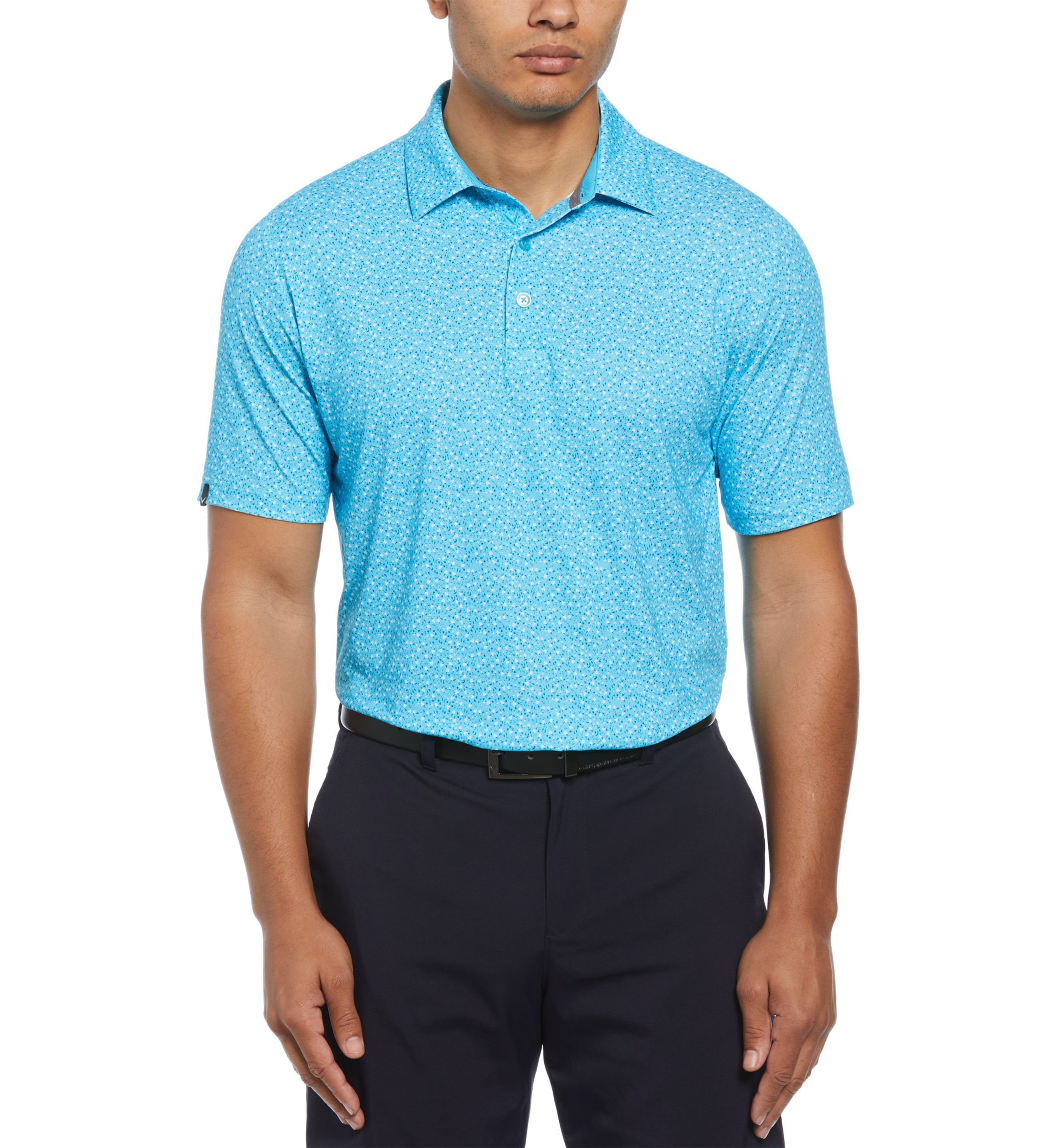 Floral Print Polo Shirt