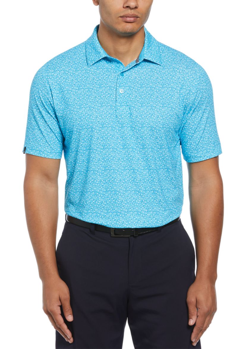 Floral Print Polo Shirt