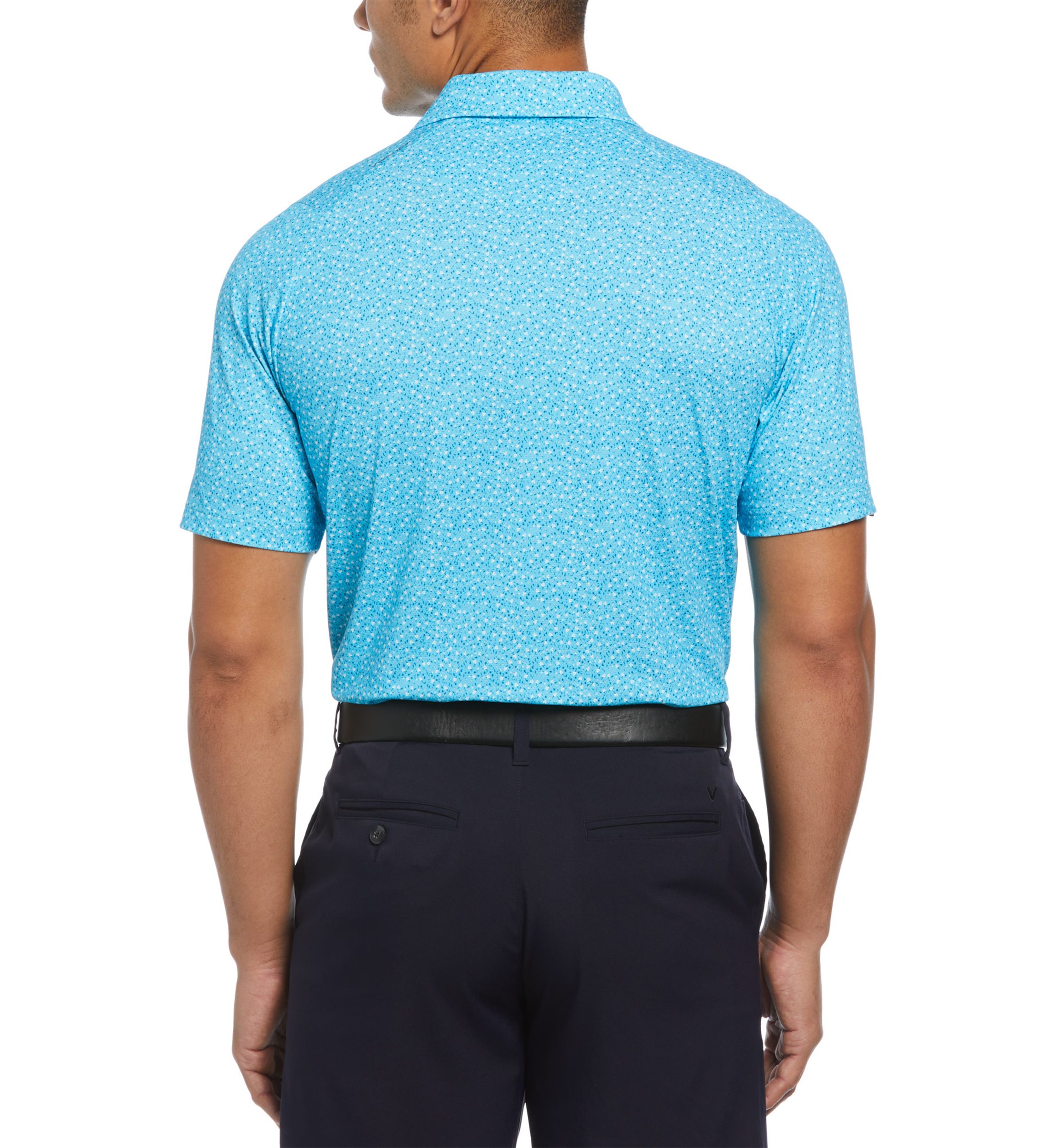 Floral Print Polo Shirt
