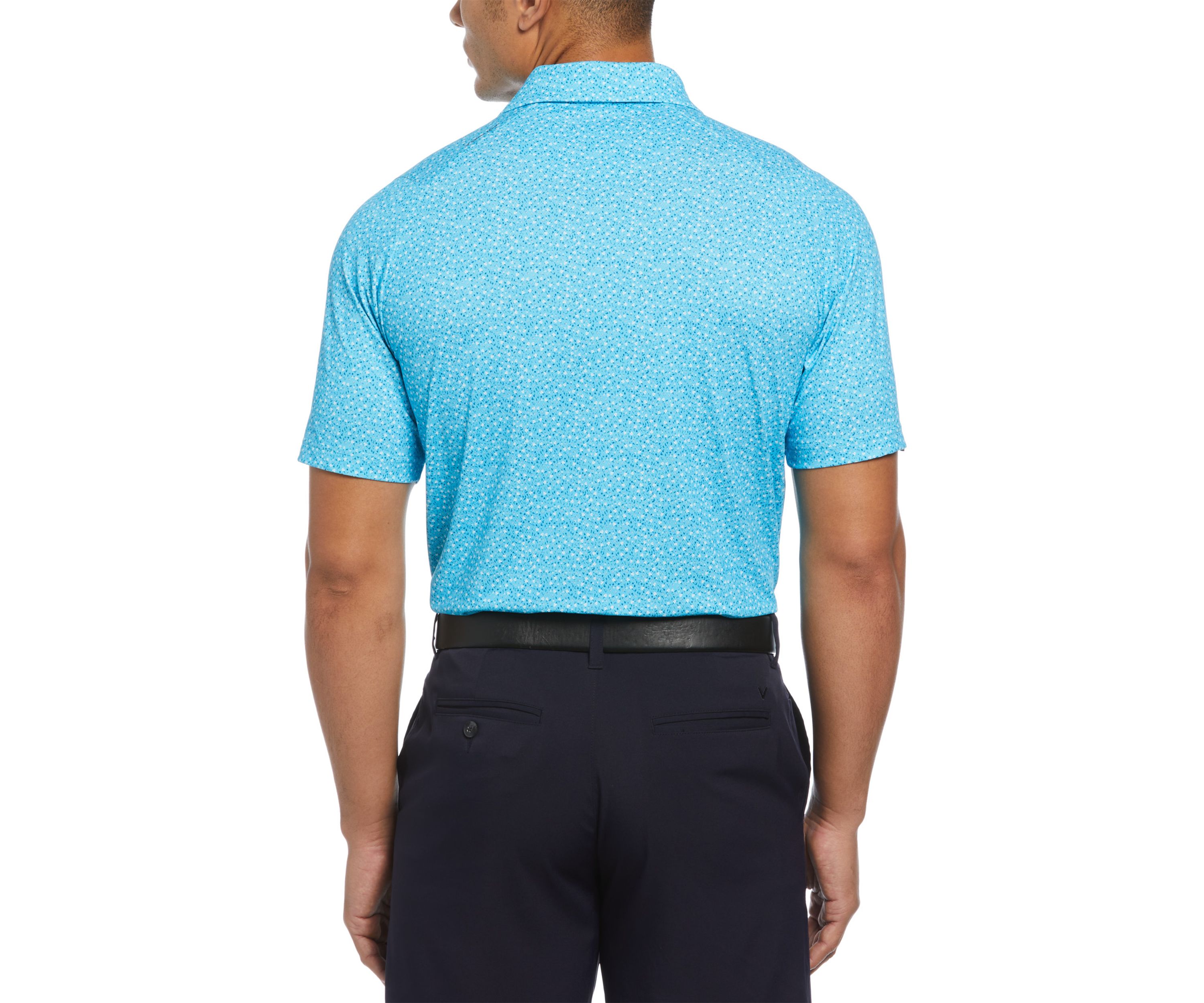 Floral Print Polo Shirt