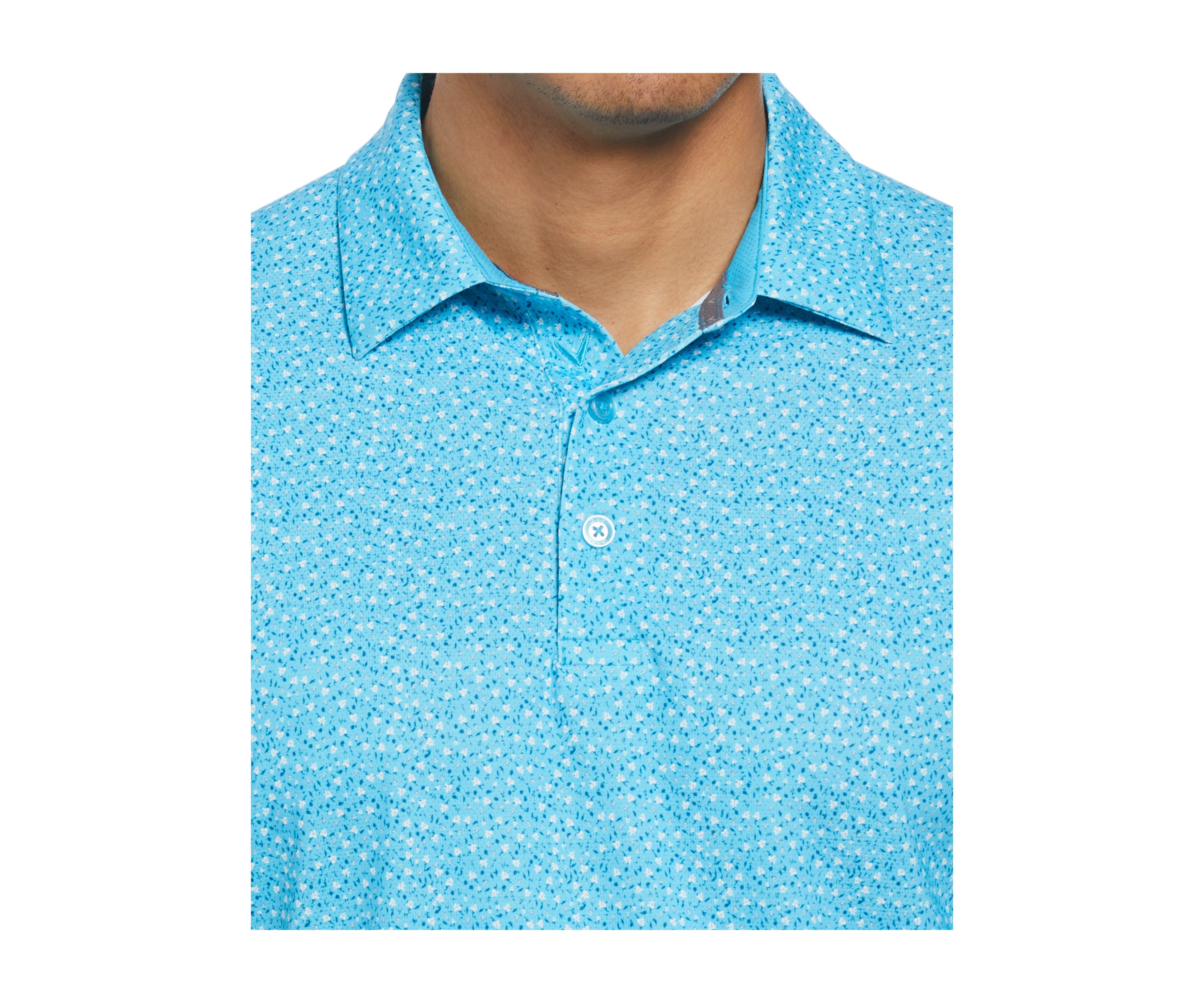 Floral Print Polo Shirt