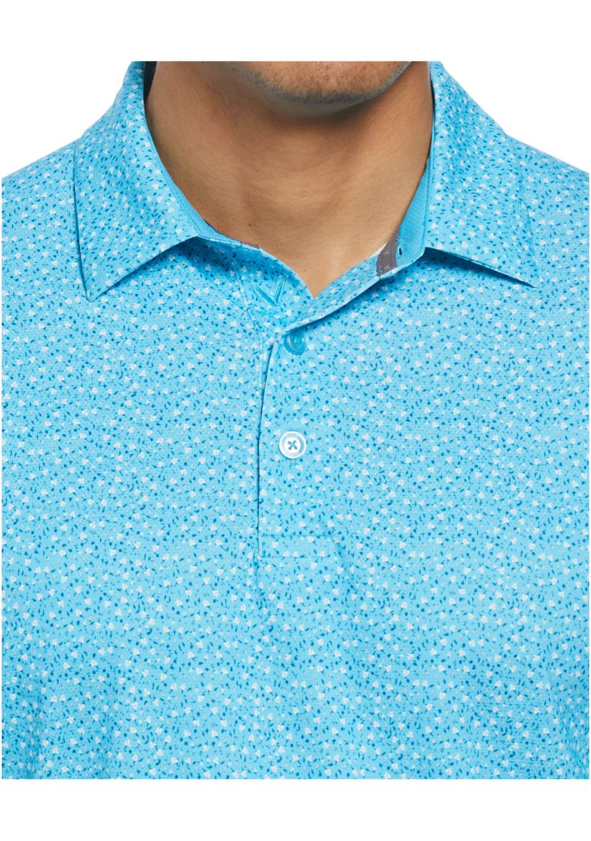 Floral Print Polo Shirt