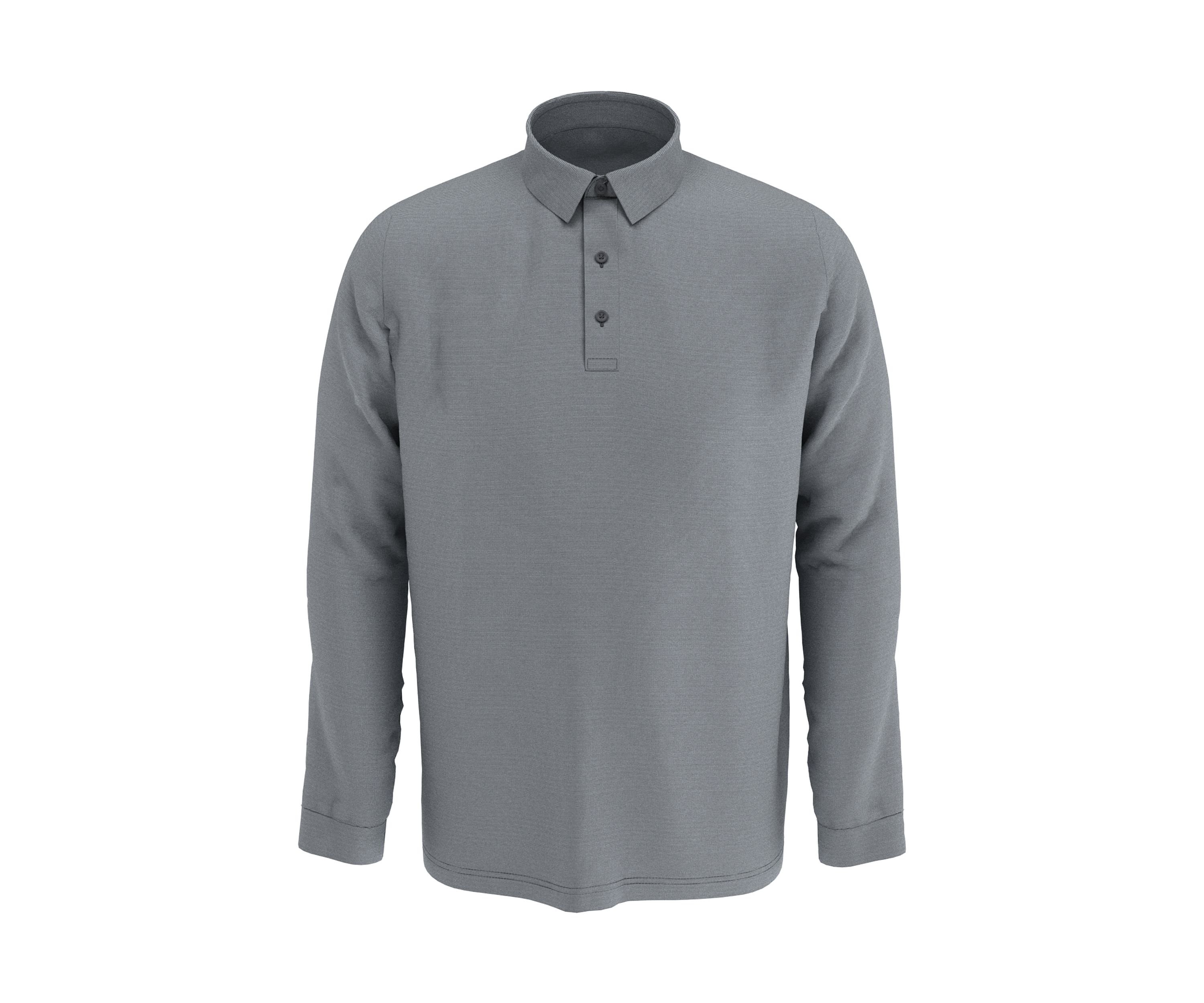 Big & Tall Long Sleeve Polo Shirt 