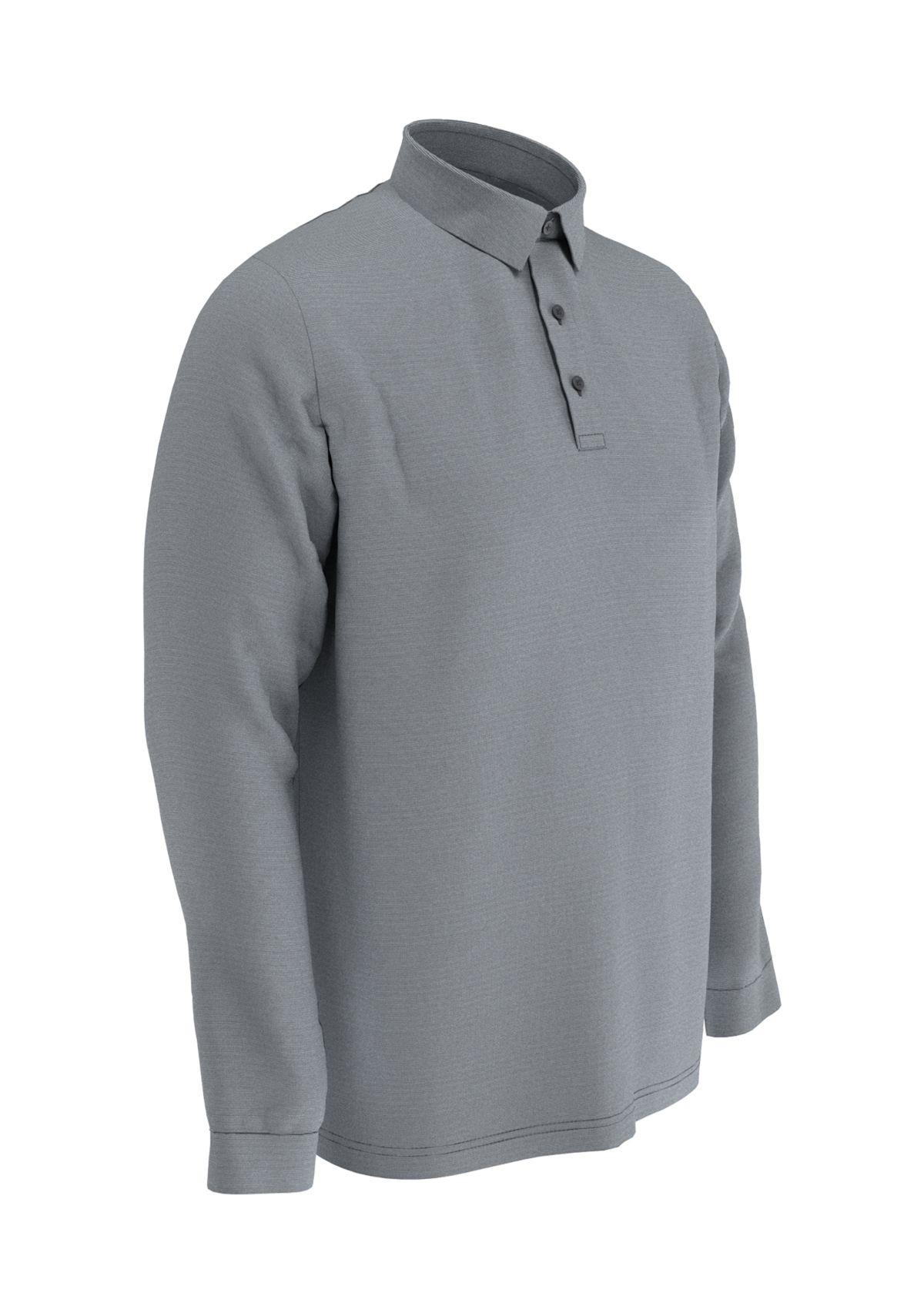 Big & Tall Long Sleeve Polo Shirt 
