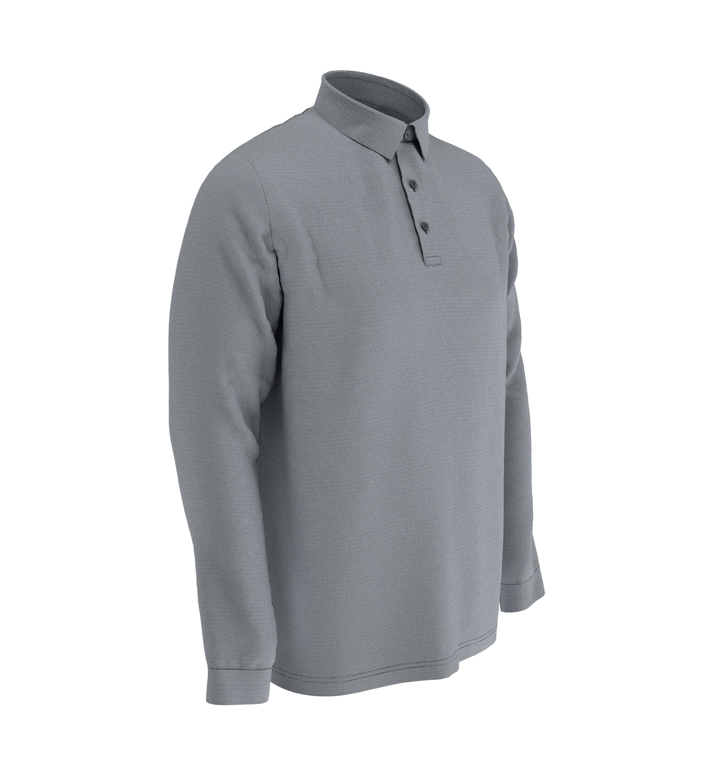 Big & Tall Long Sleeve Polo Shirt 