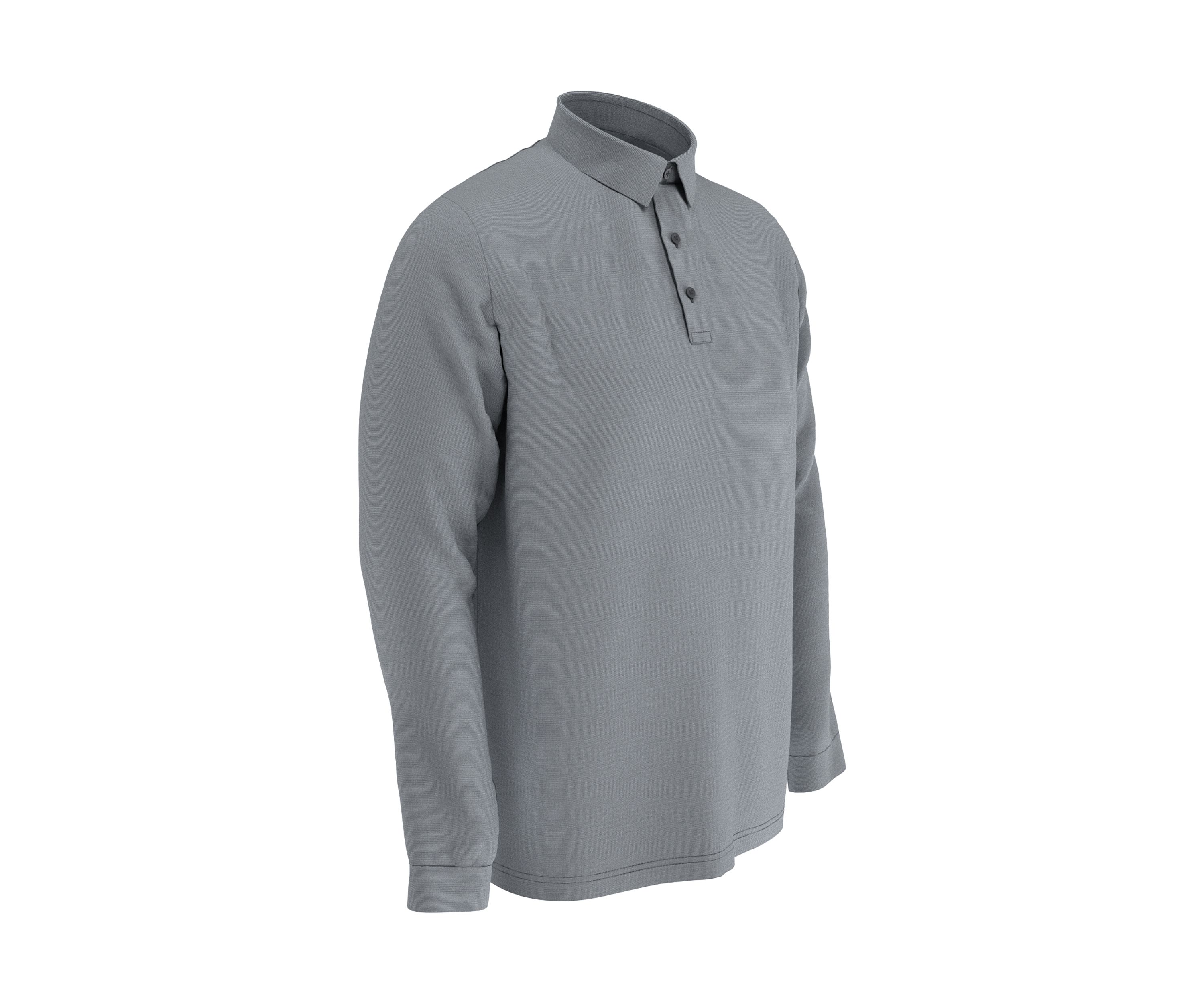 Big & Tall Long Sleeve Polo Shirt 