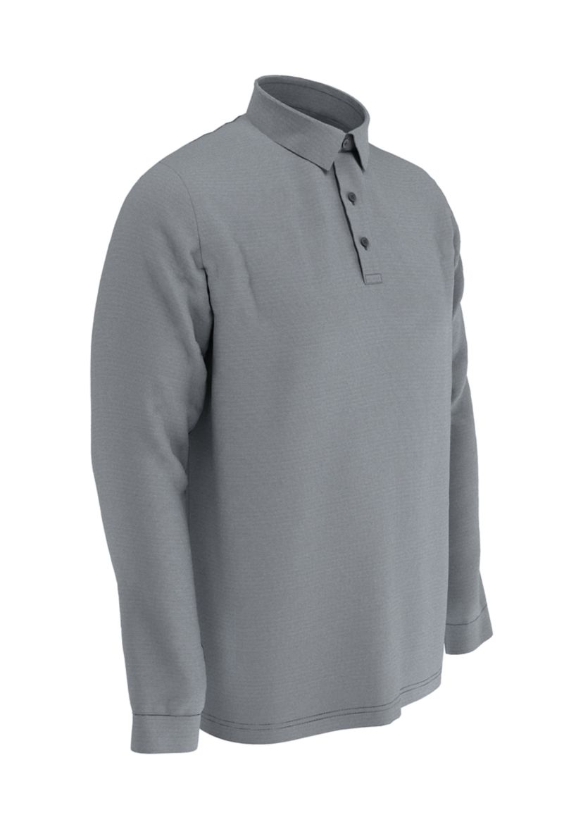 Big & Tall Long Sleeve Polo Shirt 