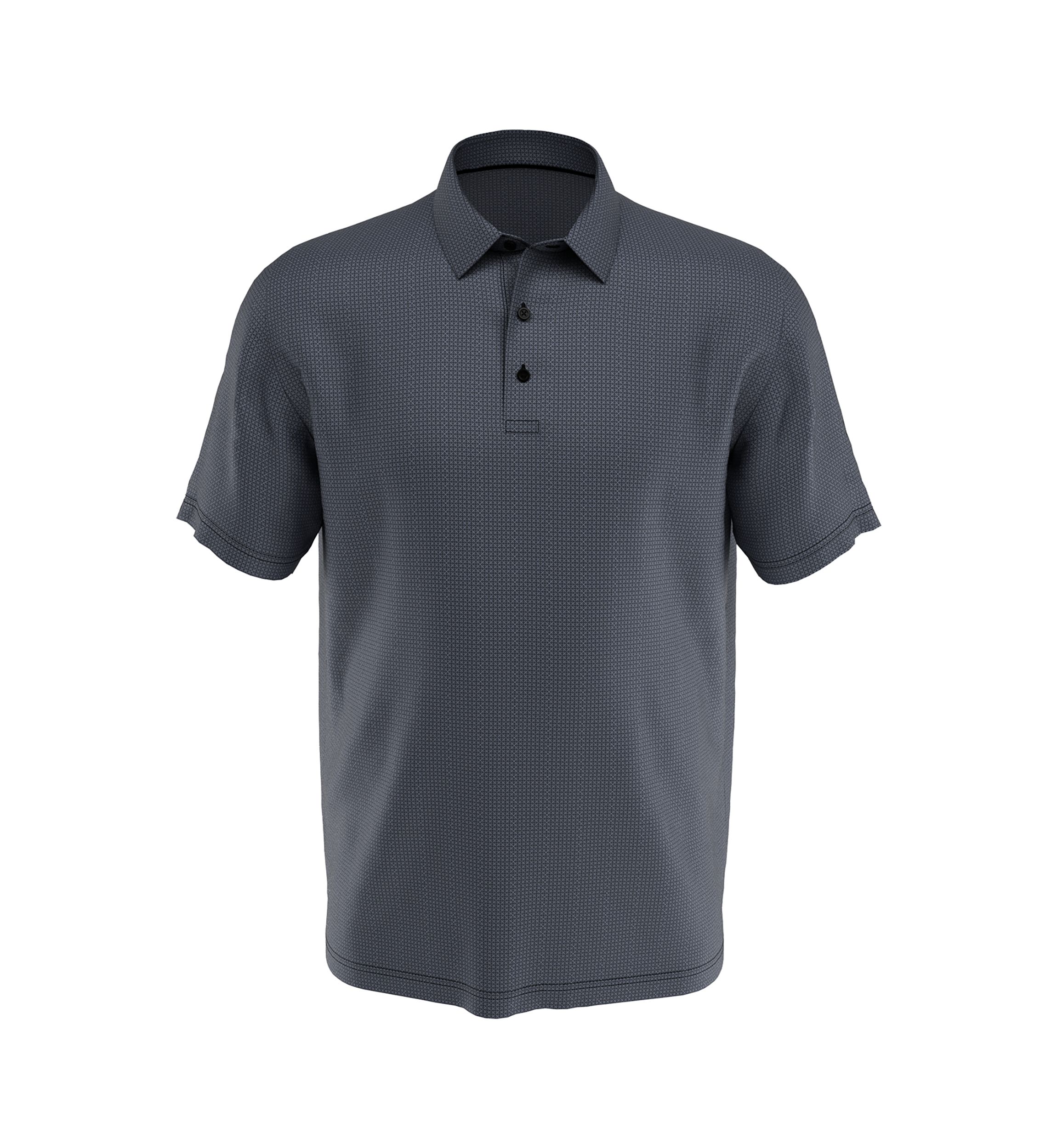 Big & Tall Chevron Foulard Print Short Sleeve Golf Polo Shirt