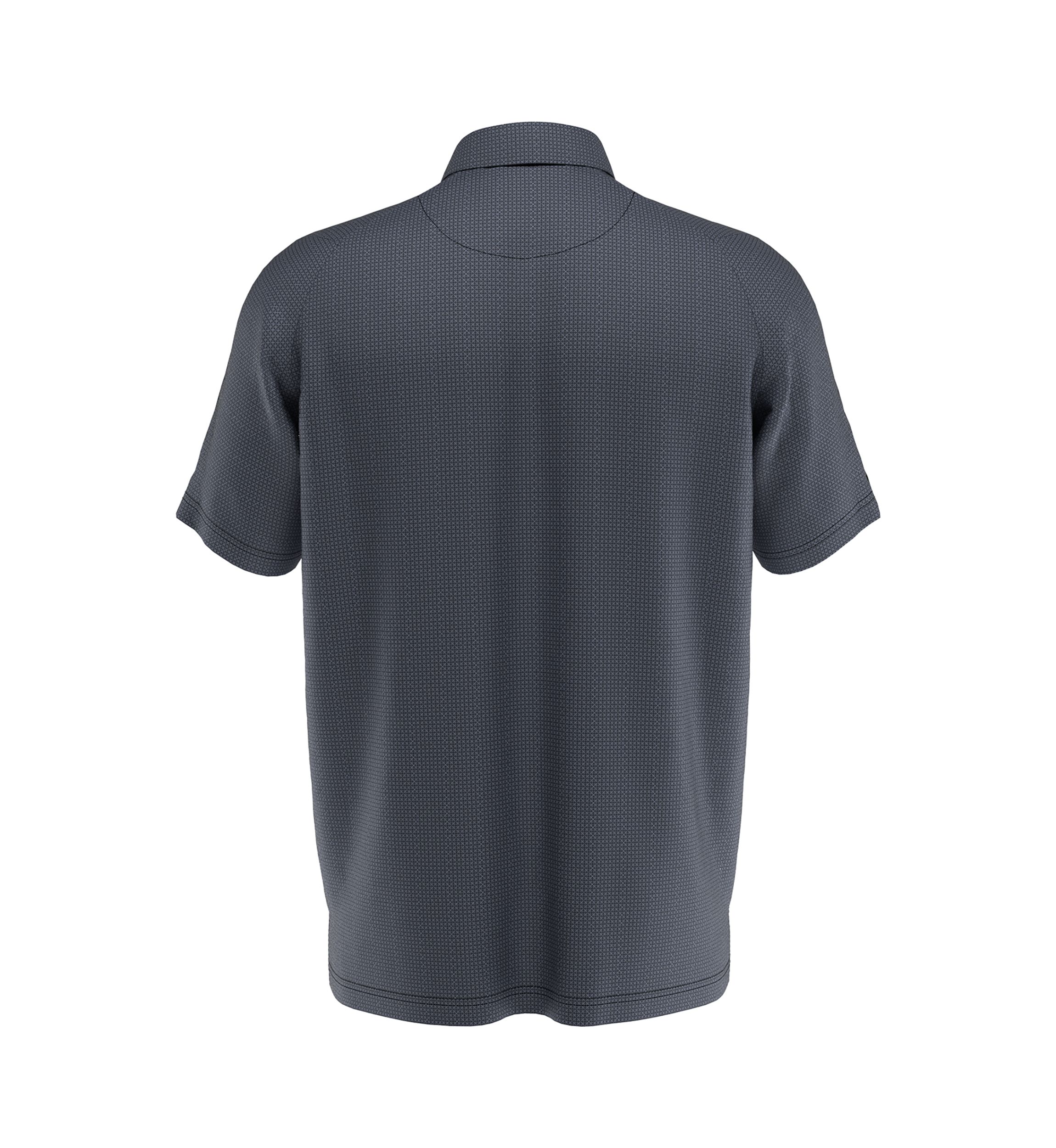 Big & Tall Chevron Foulard Print Short Sleeve Golf Polo Shirt