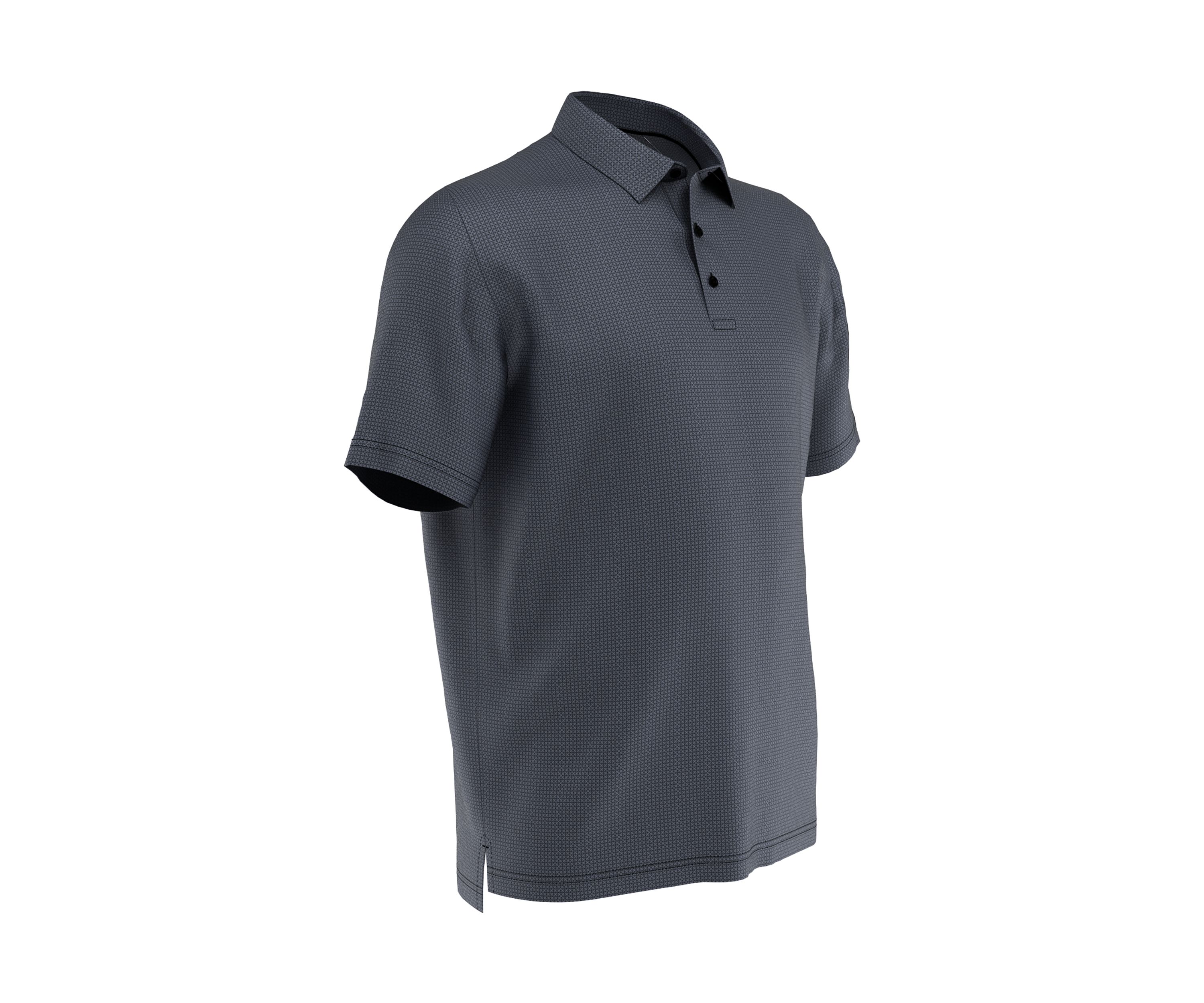 Big & Tall Chevron Foulard Print Short Sleeve Golf Polo Shirt