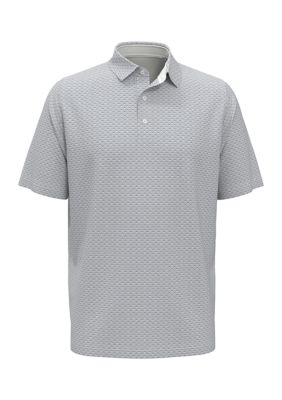 Callaway Golf Men's Big & Tall Trademark Print Short Sleeve Golf Polo Shirt, 4XL Big