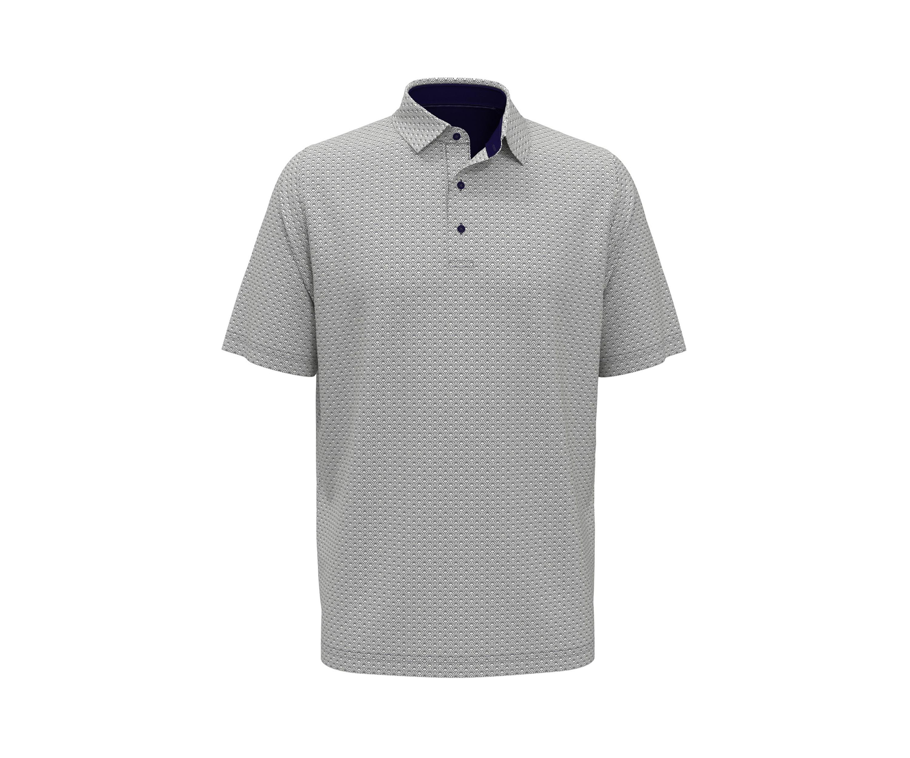 Big & Tall Trademark Print Short Sleeve Golf Polo Shirt