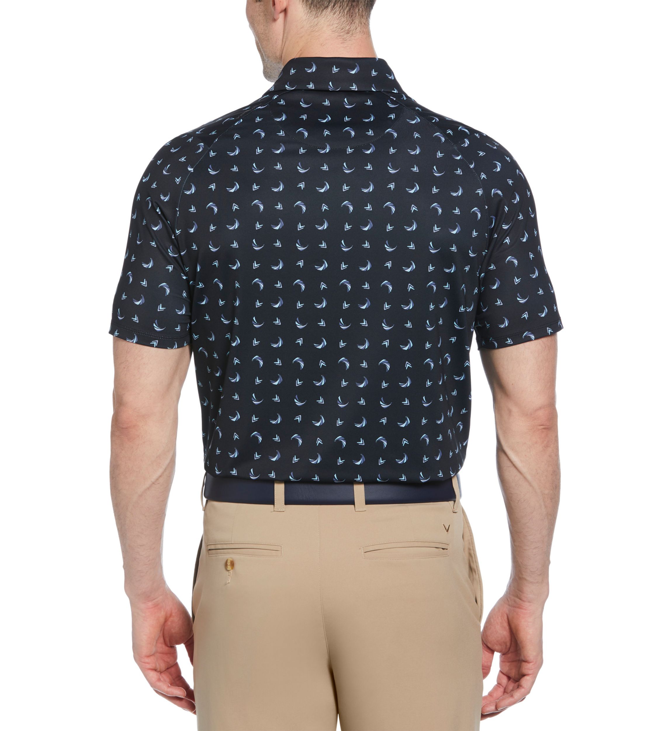 Mens Swing Tech™ Printed Golf Polo Shirt