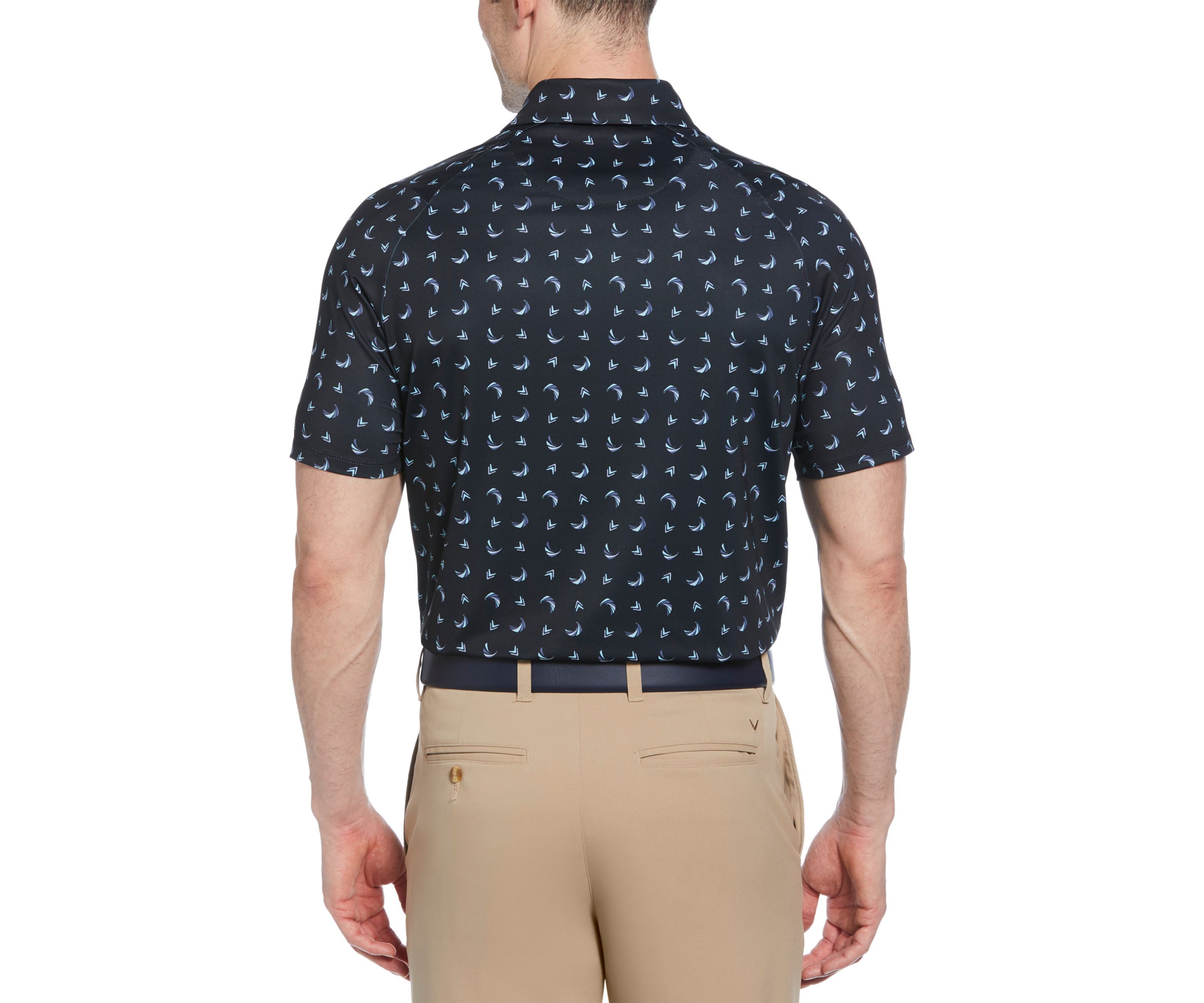 Mens Swing Tech™ Printed Golf Polo Shirt