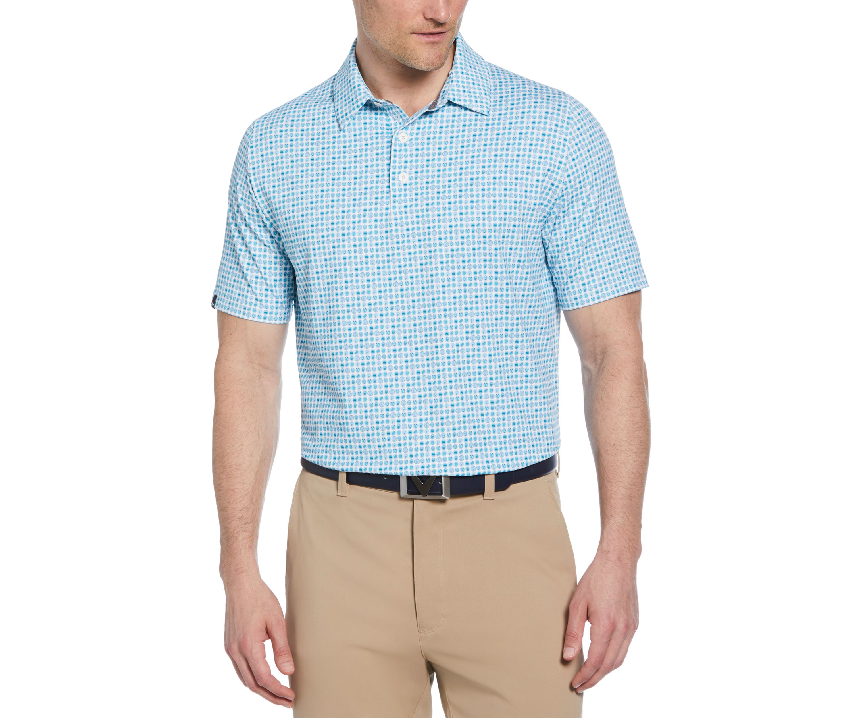 Mens 18th Hole Food Printed Polo Shirt