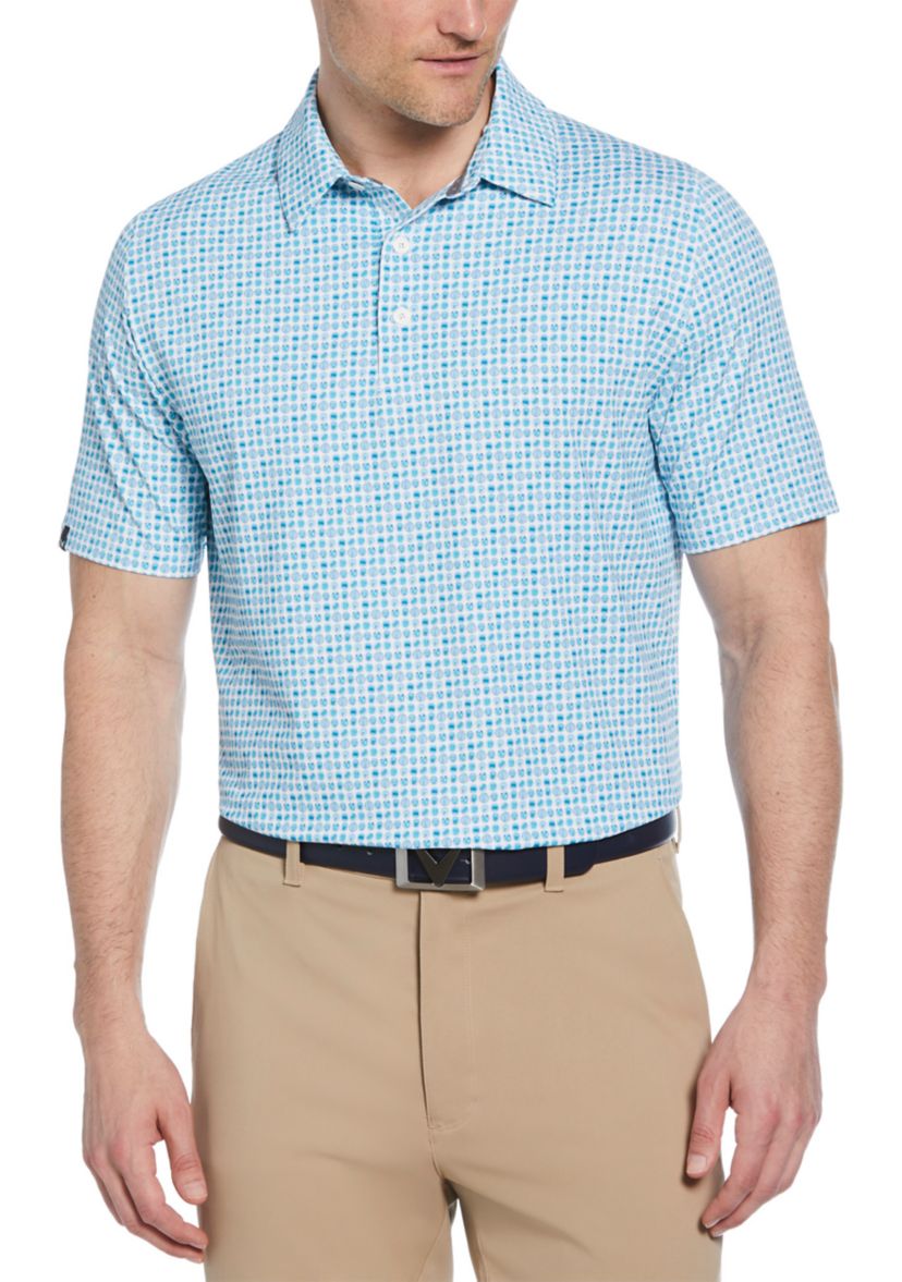 Mens 18th Hole Food Printed Polo Shirt