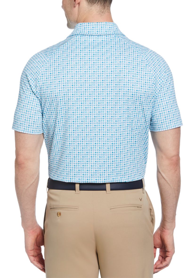 Mens 18th Hole Food Printed Polo Shirt