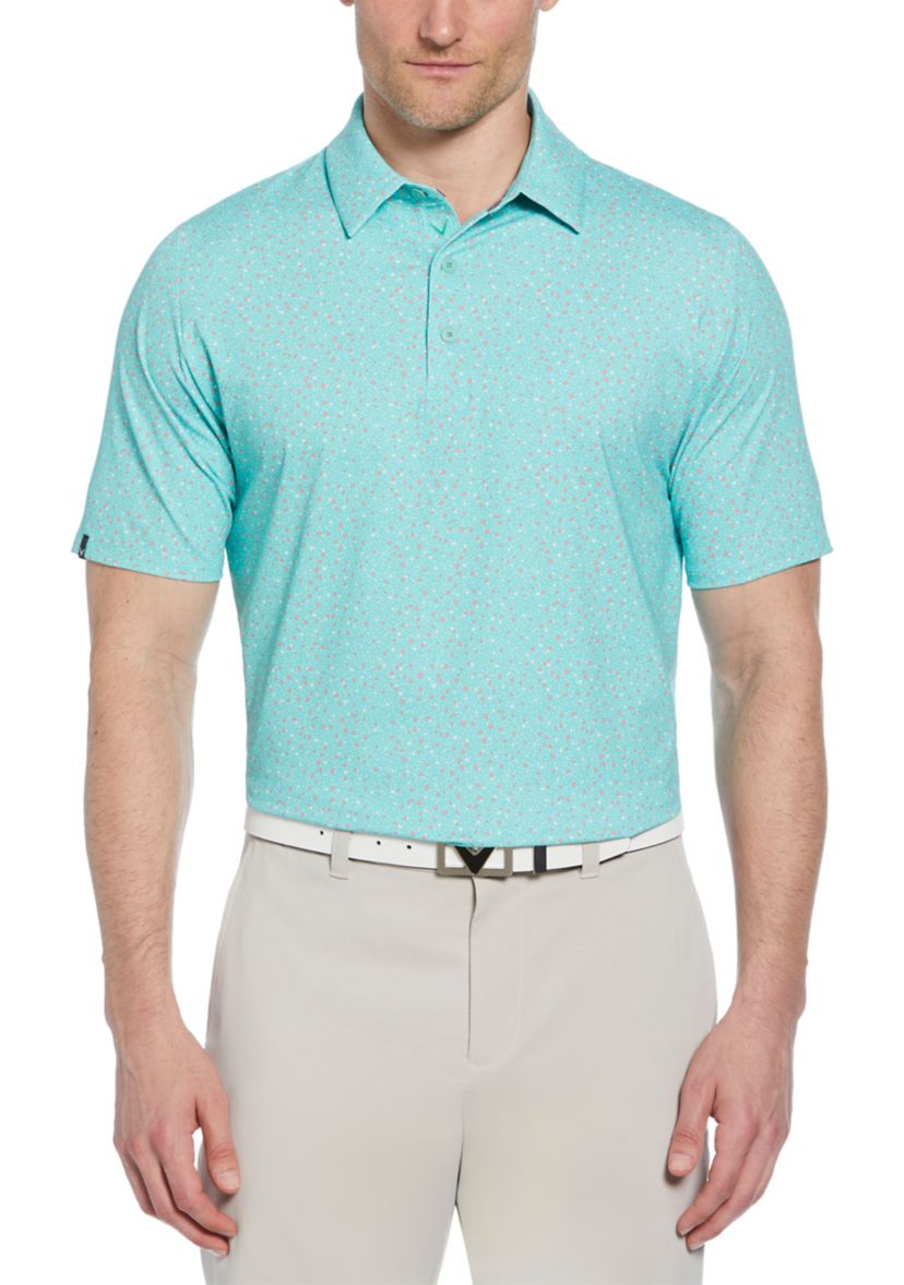 Mens Foulard Printed Golf Polo Shirt